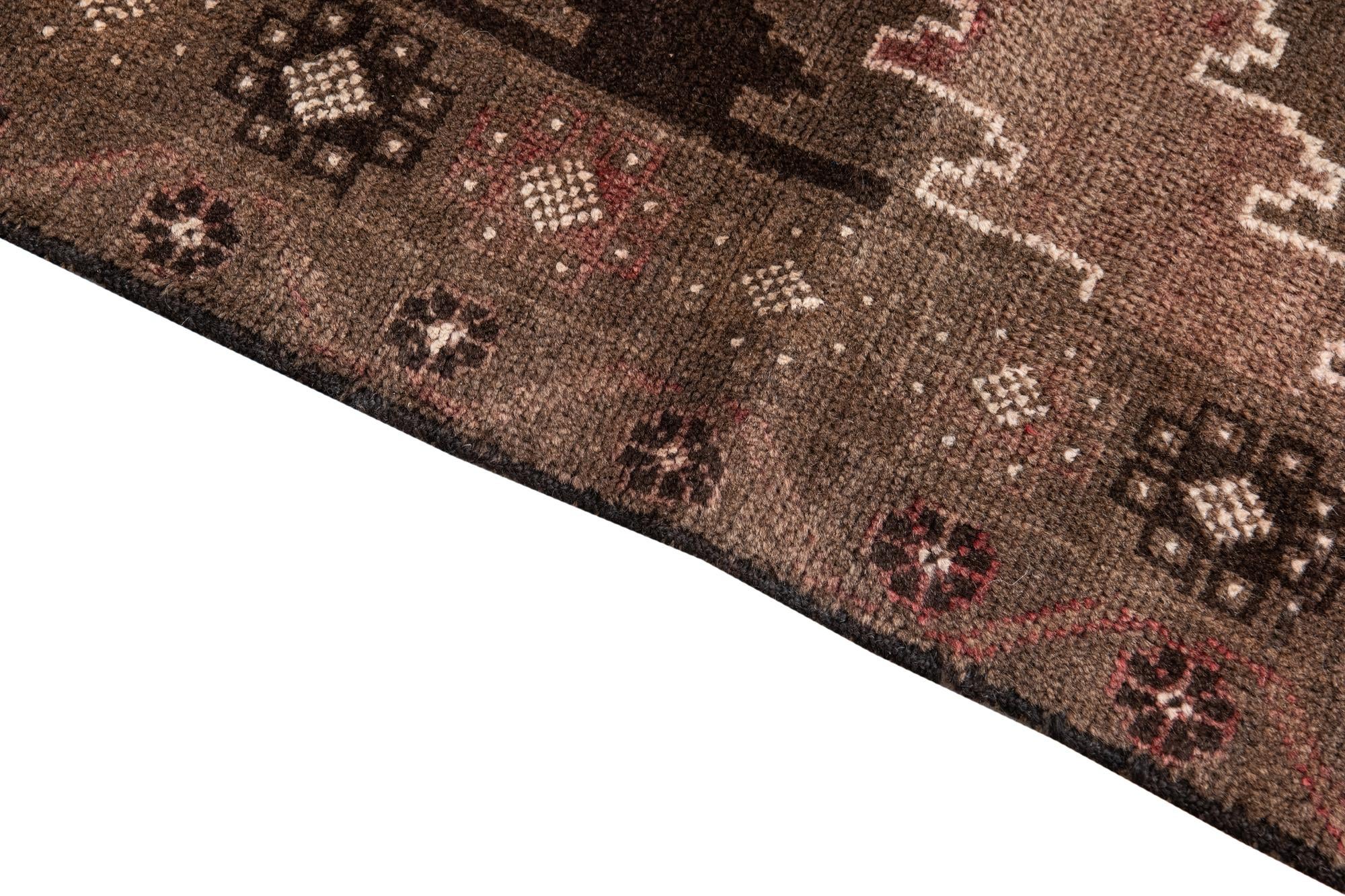 3' 5 x 6' 3 Hand Knotted Ultra Vintage Persian Wool Rug