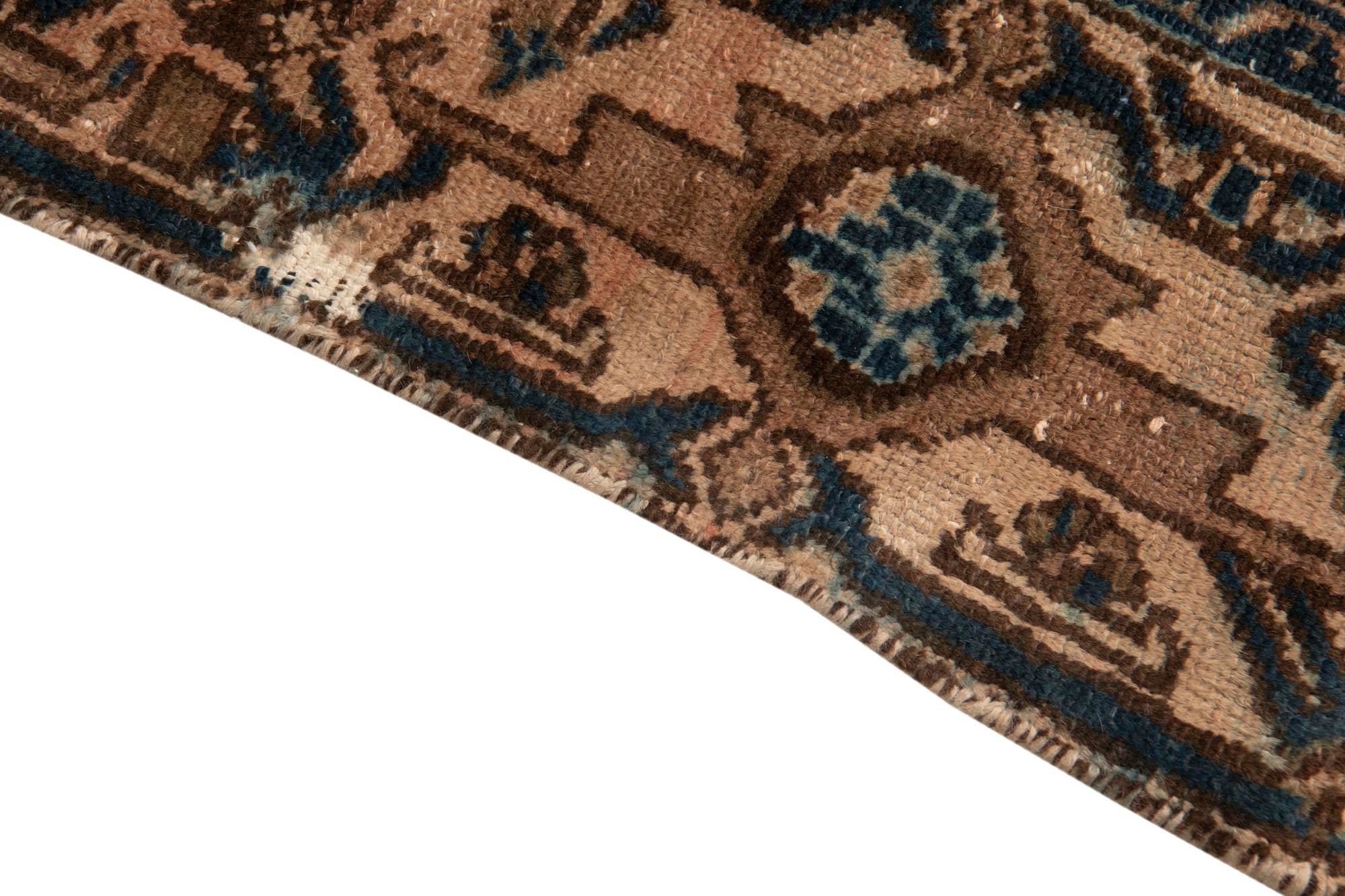 4' x 6' 5 Hand Knotted Ultra Vintage Persian Wool Rug