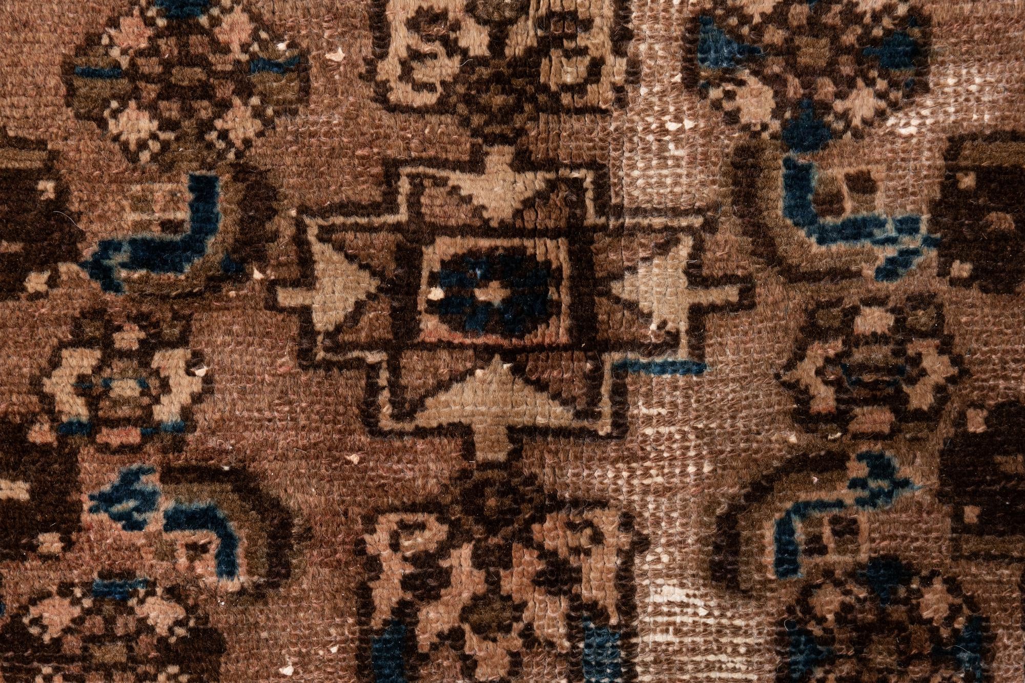 4' x 6' 5 Hand Knotted Ultra Vintage Persian Wool Rug