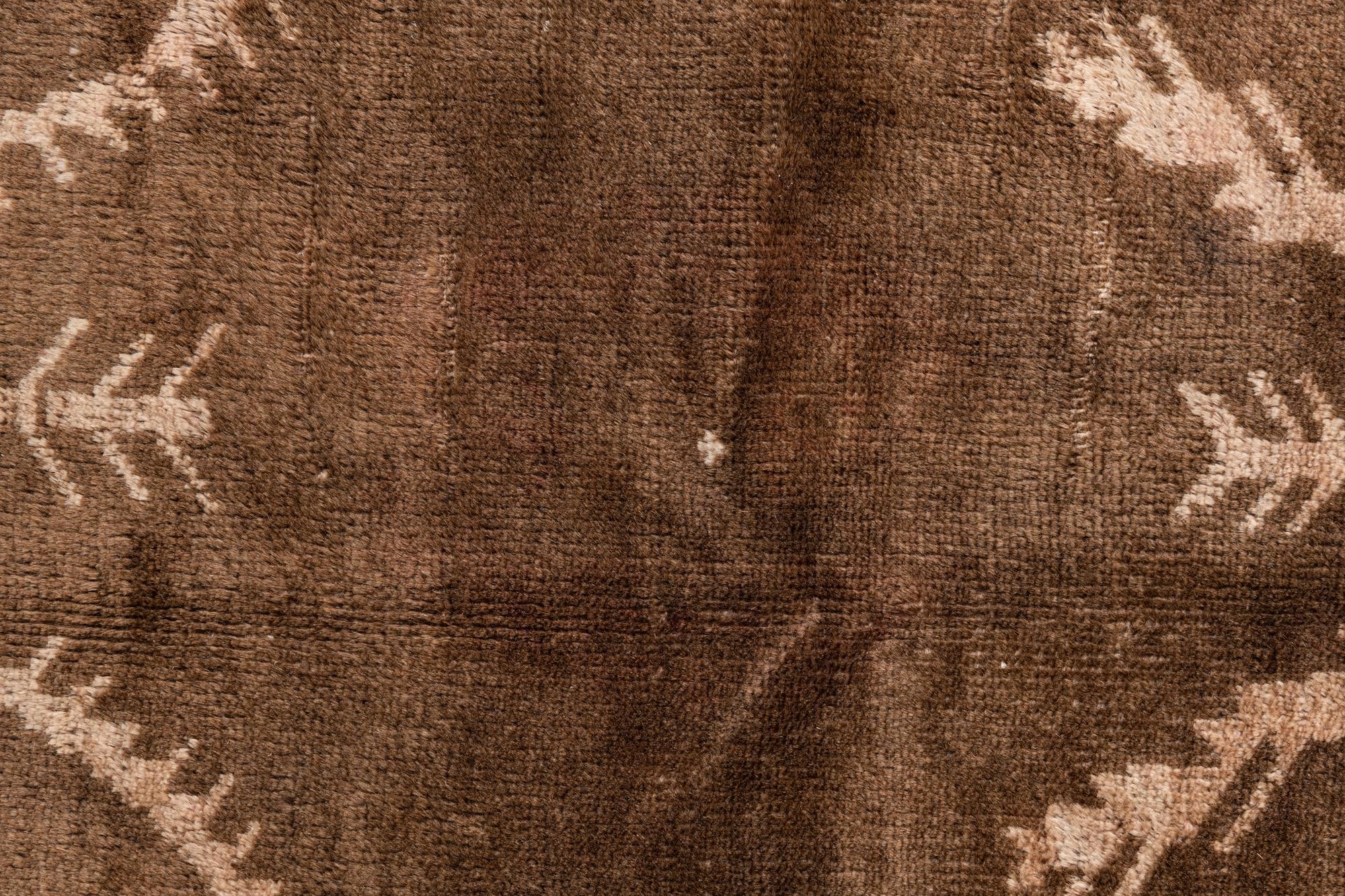 3' 8 x 6' 4 Hand Knotted Ultra Vintage Persian Wool Rug