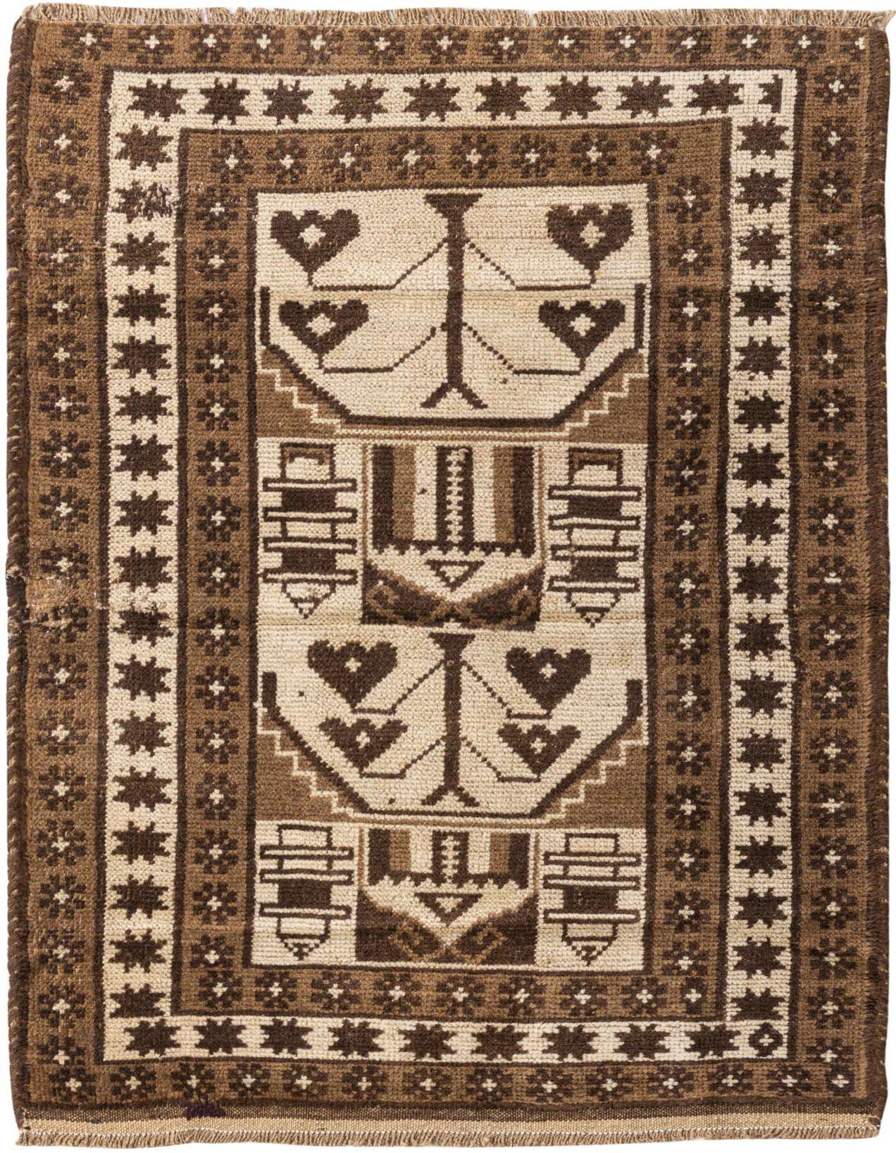 Primary image 3' x 4' 5  Hand Knotted Ultra Vintage Persian Wool Rug