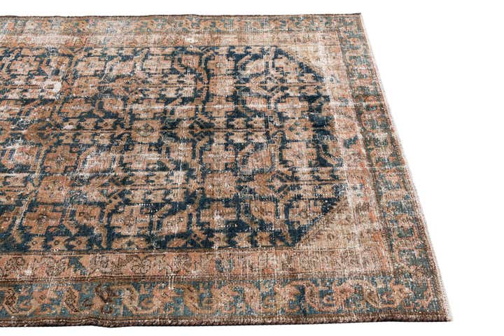 4' 10 x 8' 10 Hand Knotted Ultra Vintage Persian Wool Rug