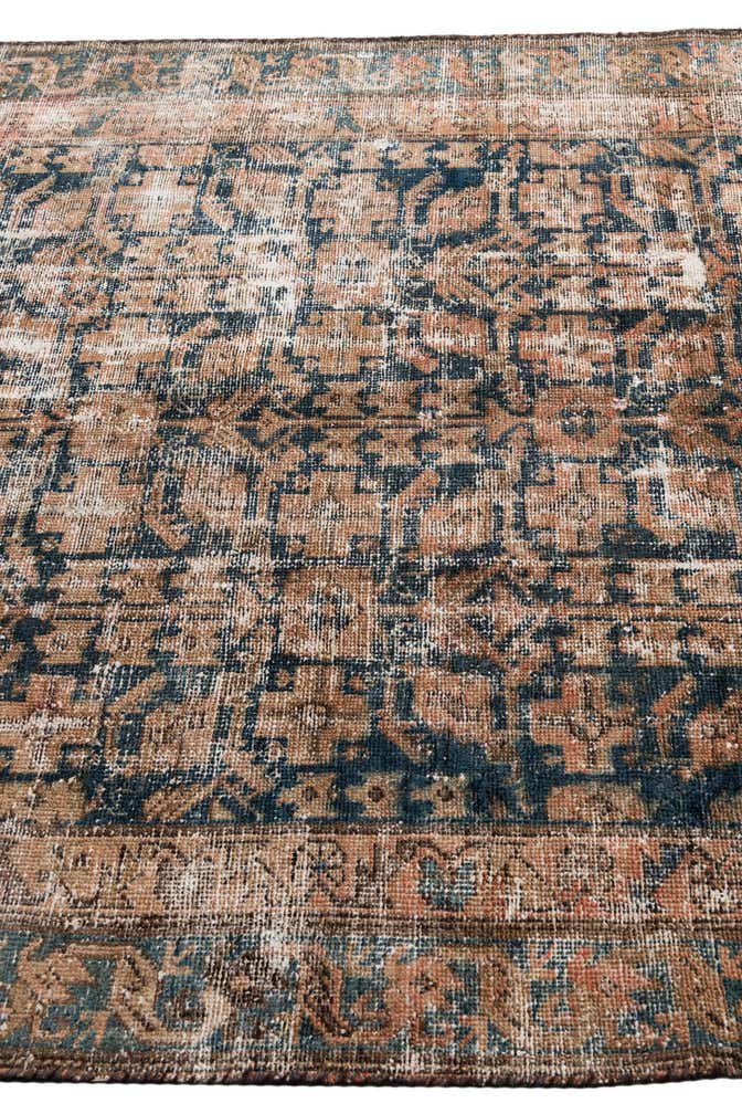 4' 10 x 8' 10 Hand Knotted Ultra Vintage Persian Wool Rug