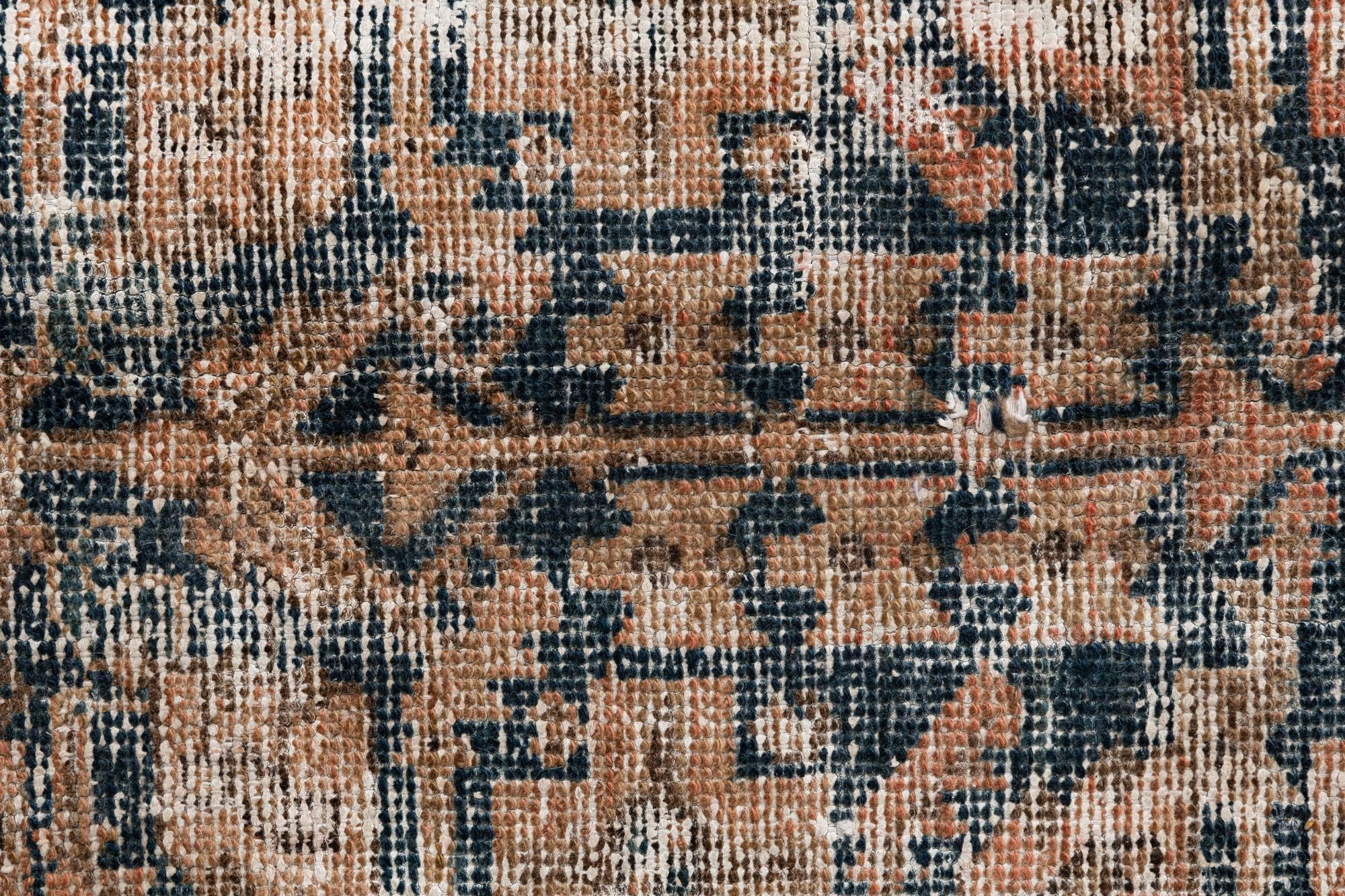 4' 10 x 8' 10 Hand Knotted Ultra Vintage Persian Wool Rug