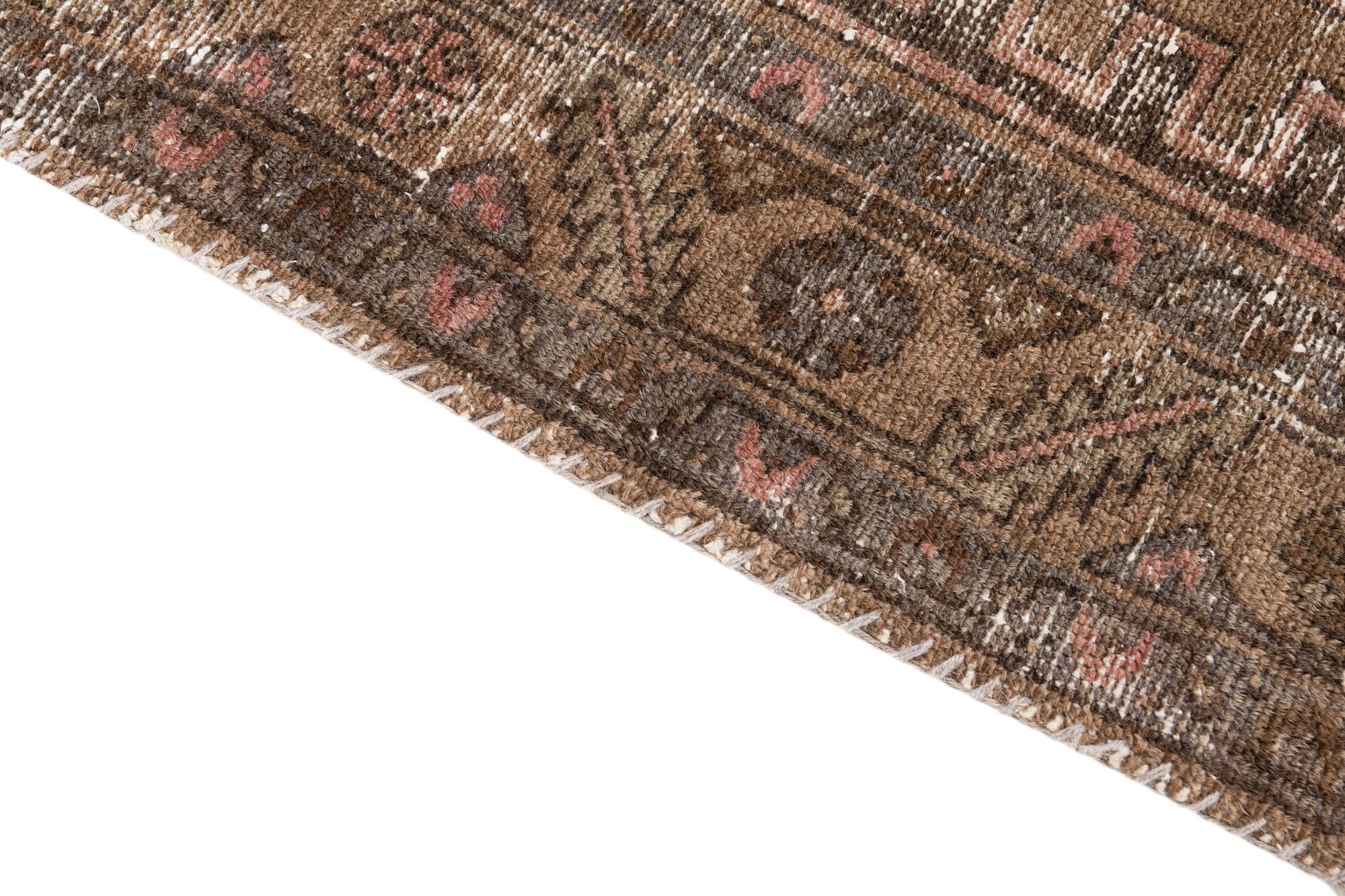 4' 3 x 6' 3 Hand Knotted Ultra Vintage Persian Wool Rug