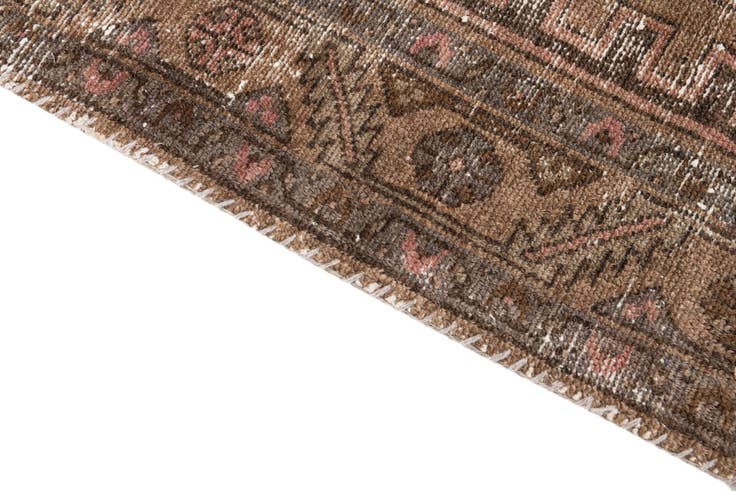 Detail image of 4' 3 x 6' 3 Hand Knotted Ultra Vintage Persian Wool Rug