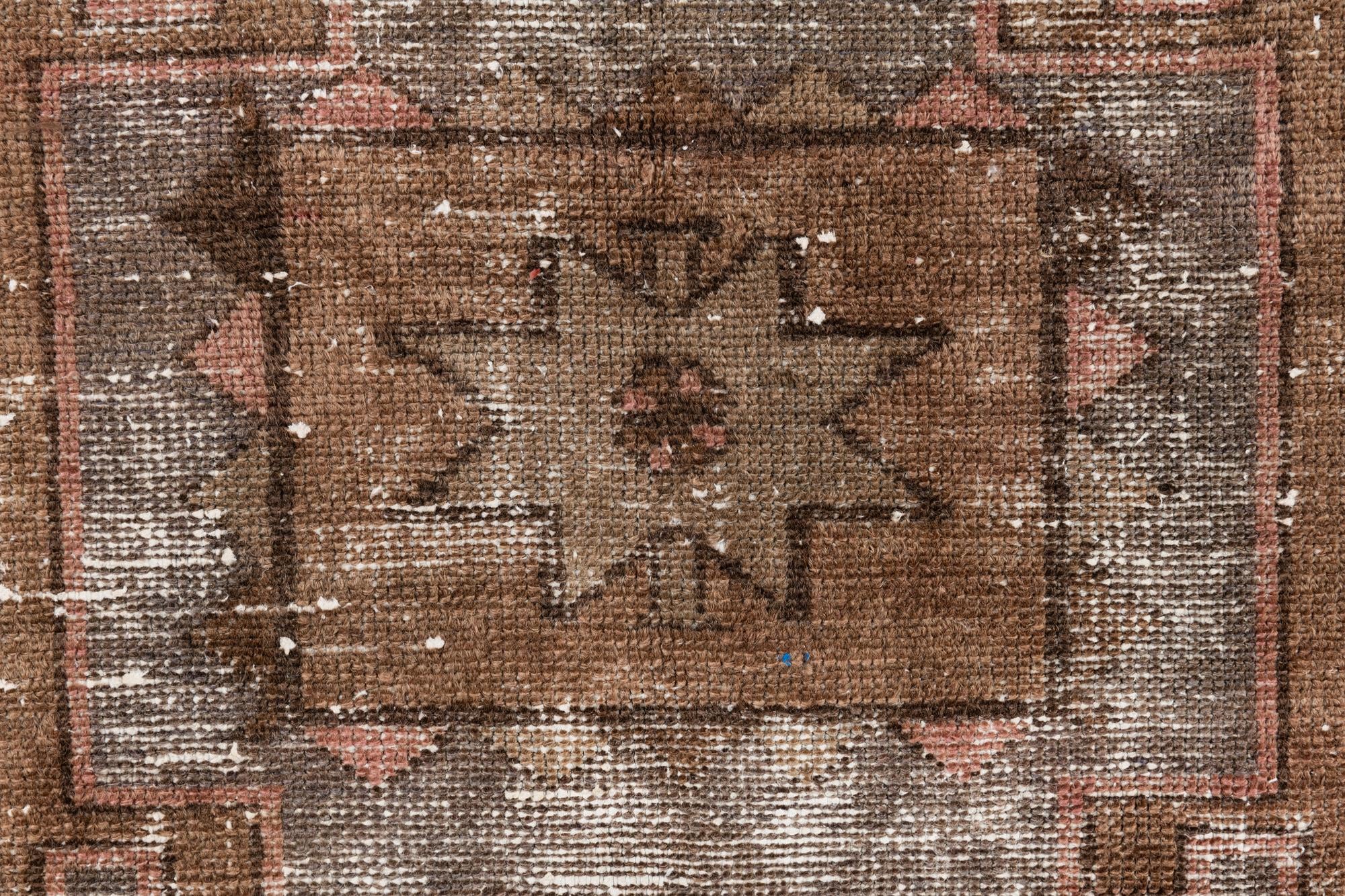 4' 3 x 6' 3 Hand Knotted Ultra Vintage Persian Wool Rug