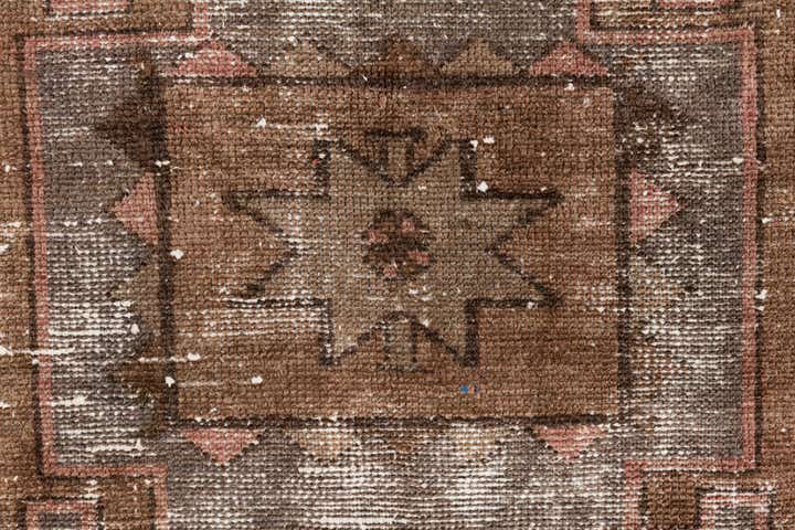 4' 3 x 6' 3 Hand Knotted Ultra Vintage Persian Wool Rug