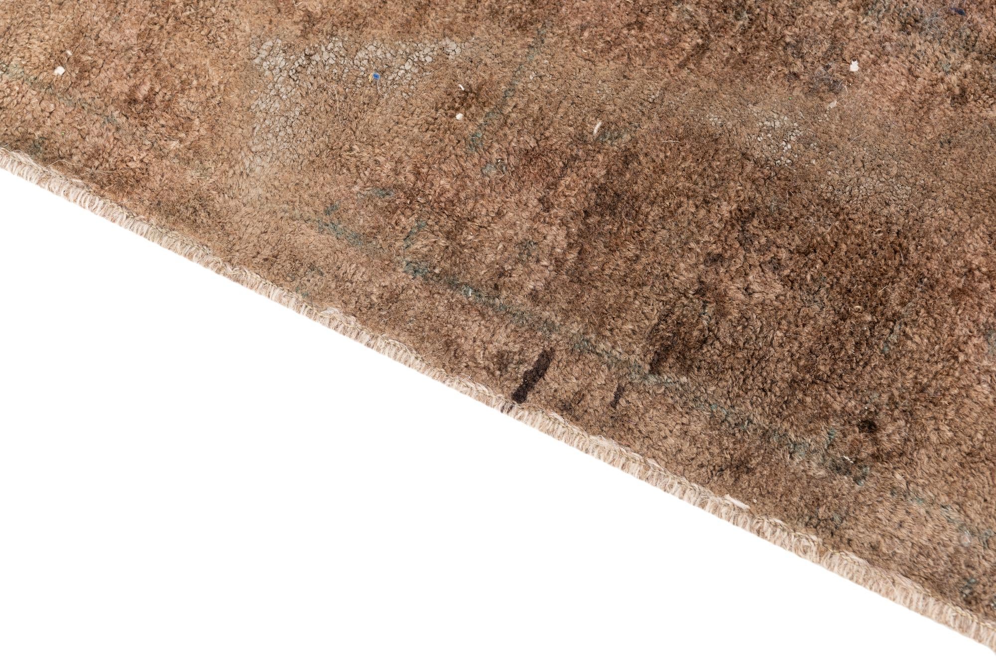 4' 10 x 8' 3 Hand Knotted Ultra Vintage Persian Wool Rug