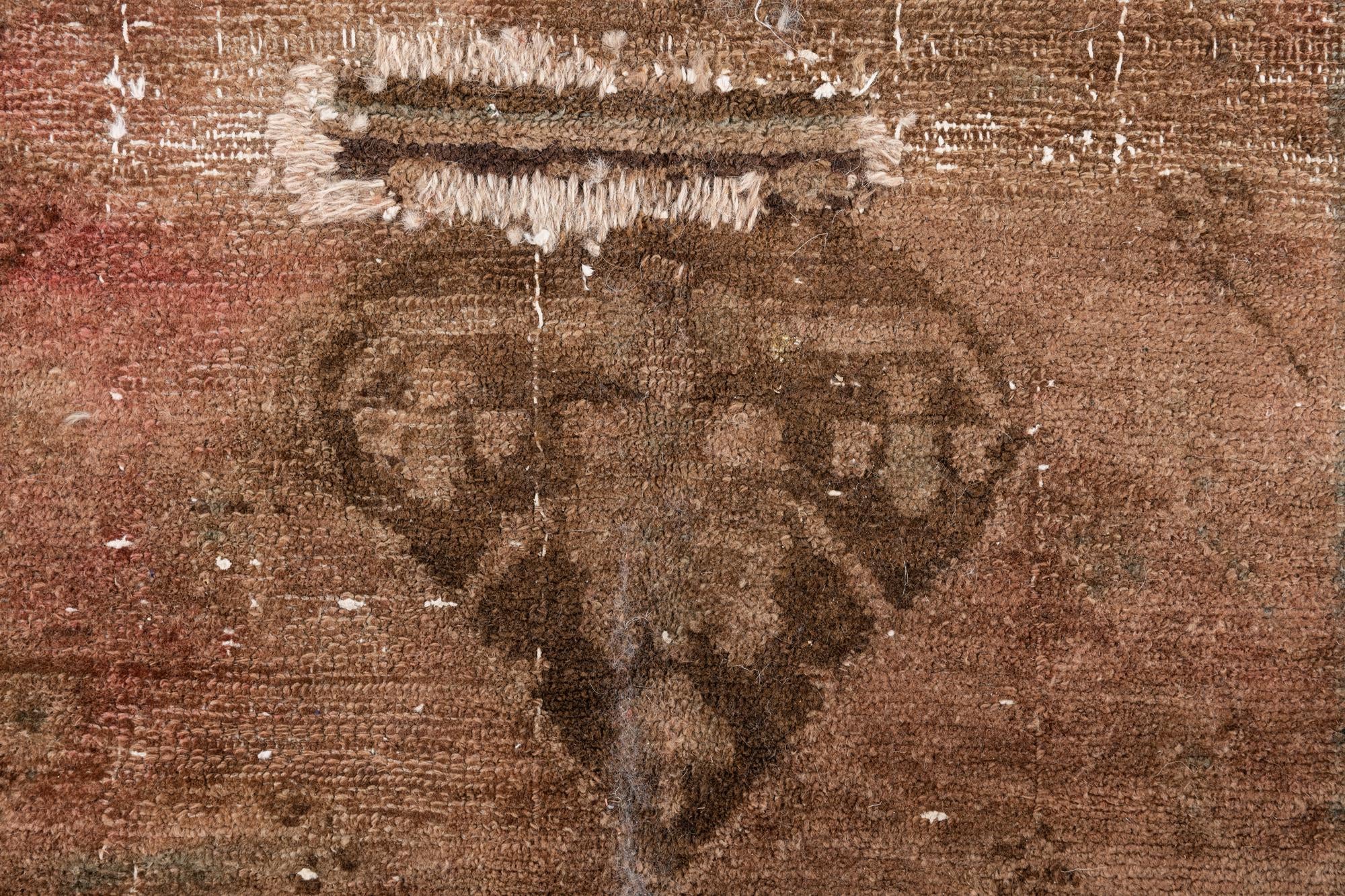 4' 10 x 8' 3 Hand Knotted Ultra Vintage Persian Wool Rug