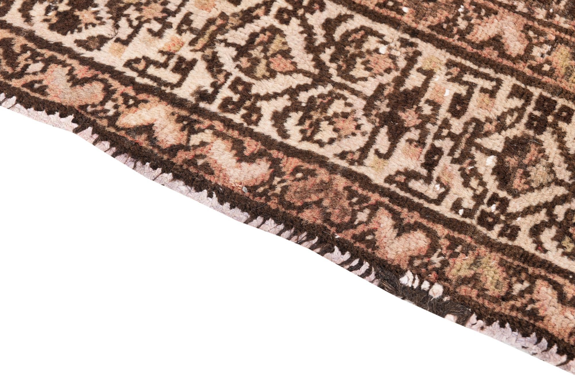 3' 10 x 5' 2 Hand Knotted Ultra Vintage Persian Wool Rug