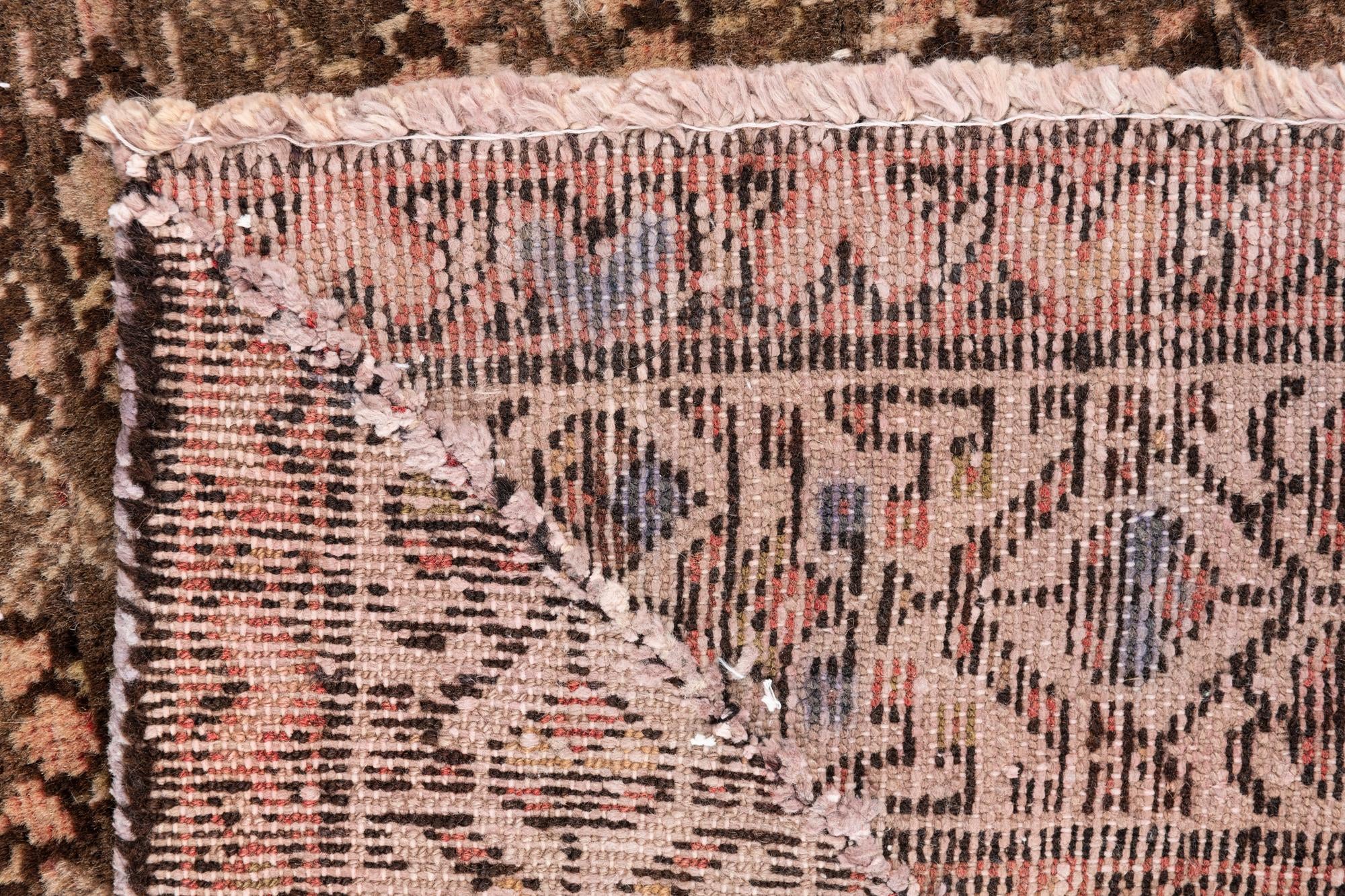 3' 10 x 5' 2 Hand Knotted Ultra Vintage Persian Wool Rug