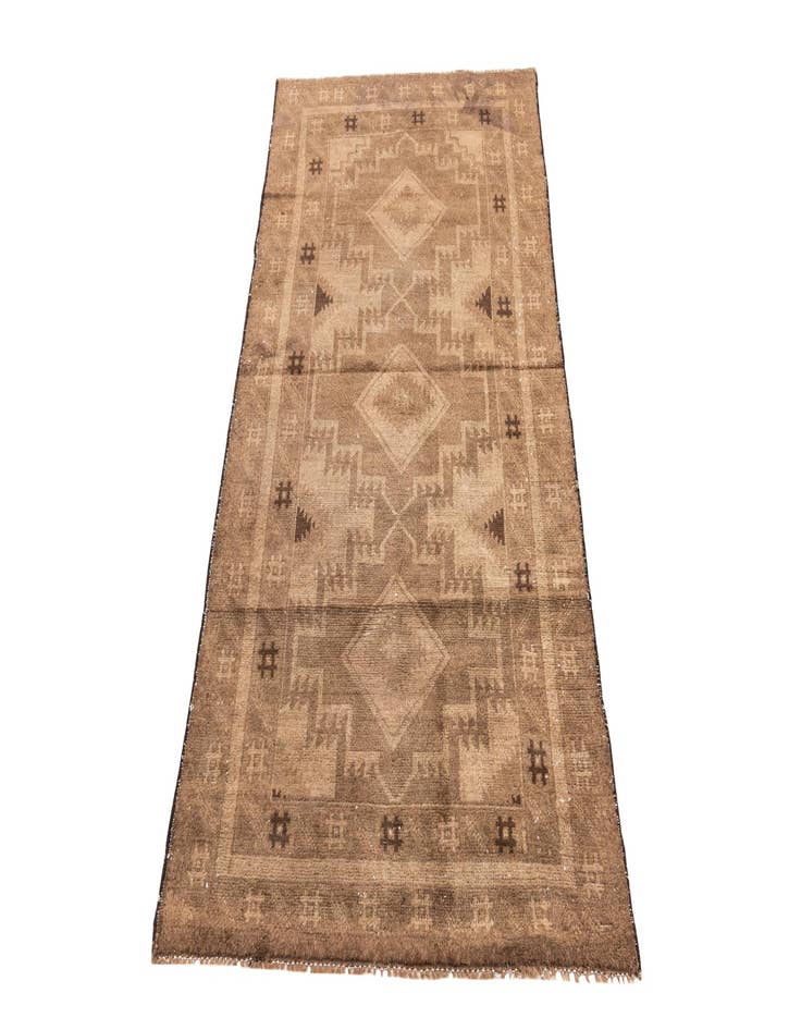 Detail image of 3' 5 x 6' 6  Hand Knotted Ultra Vintage Persian Wool Rug