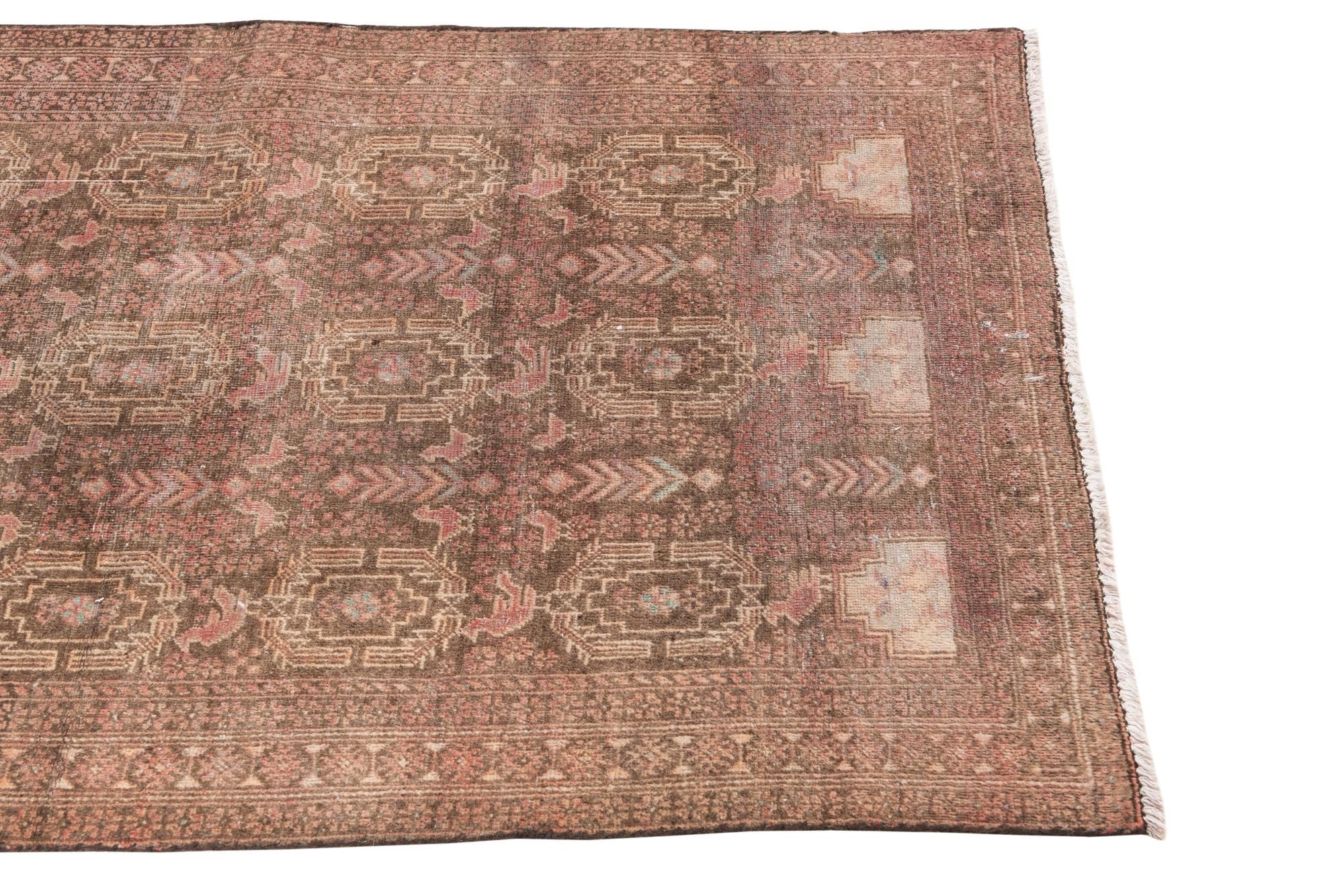 3' 2 x 5' 6 Hand Knotted Ultra Vintage Persian Wool Rug