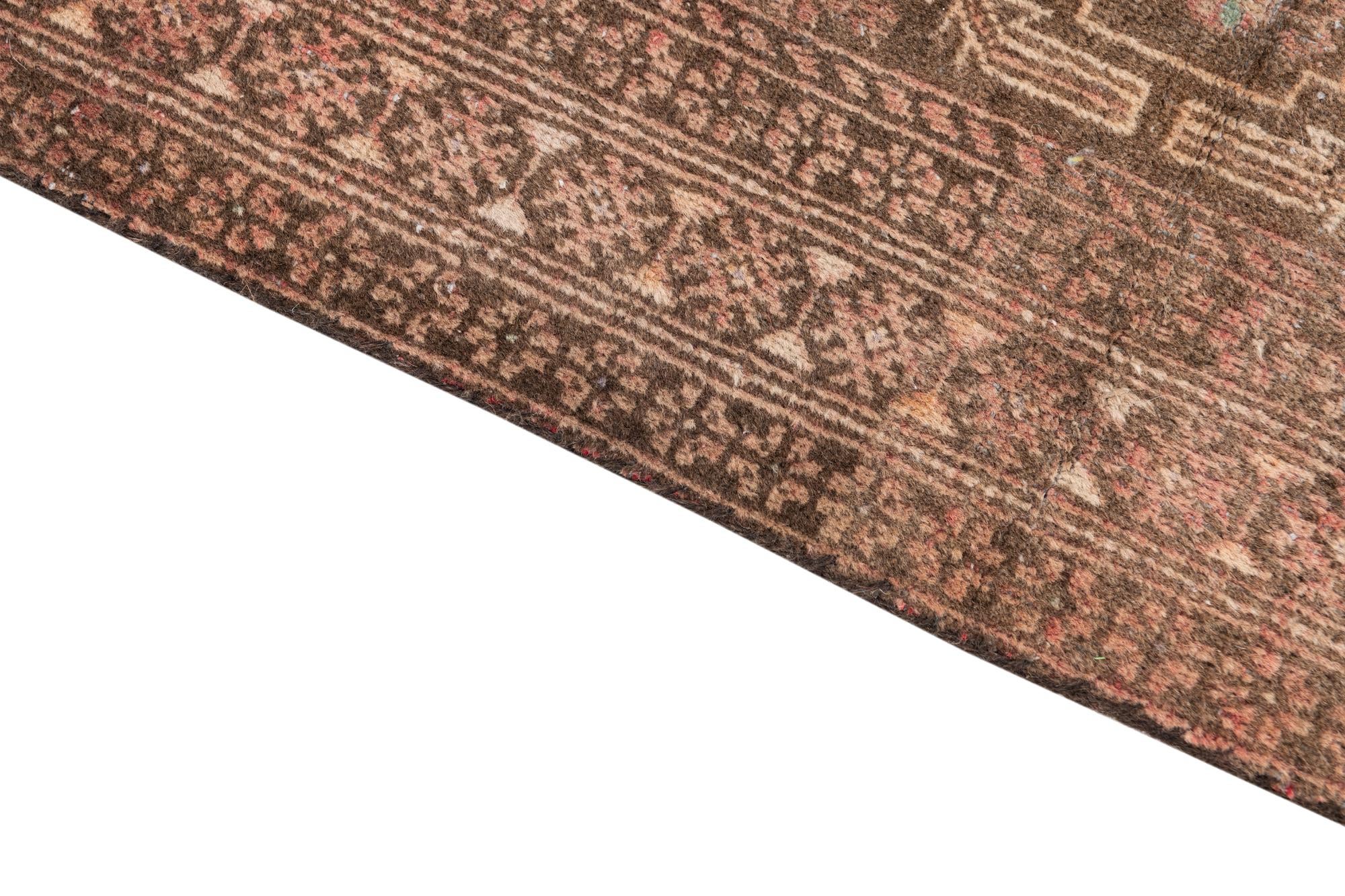 3' 2 x 5' 6 Hand Knotted Ultra Vintage Persian Wool Rug