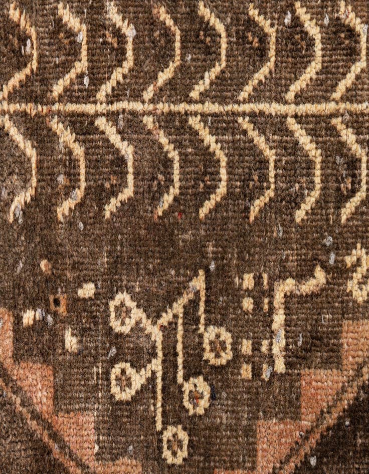 Detail image of 4' x 6' 6  Hand Knotted Ultra Vintage Persian Wool Rug