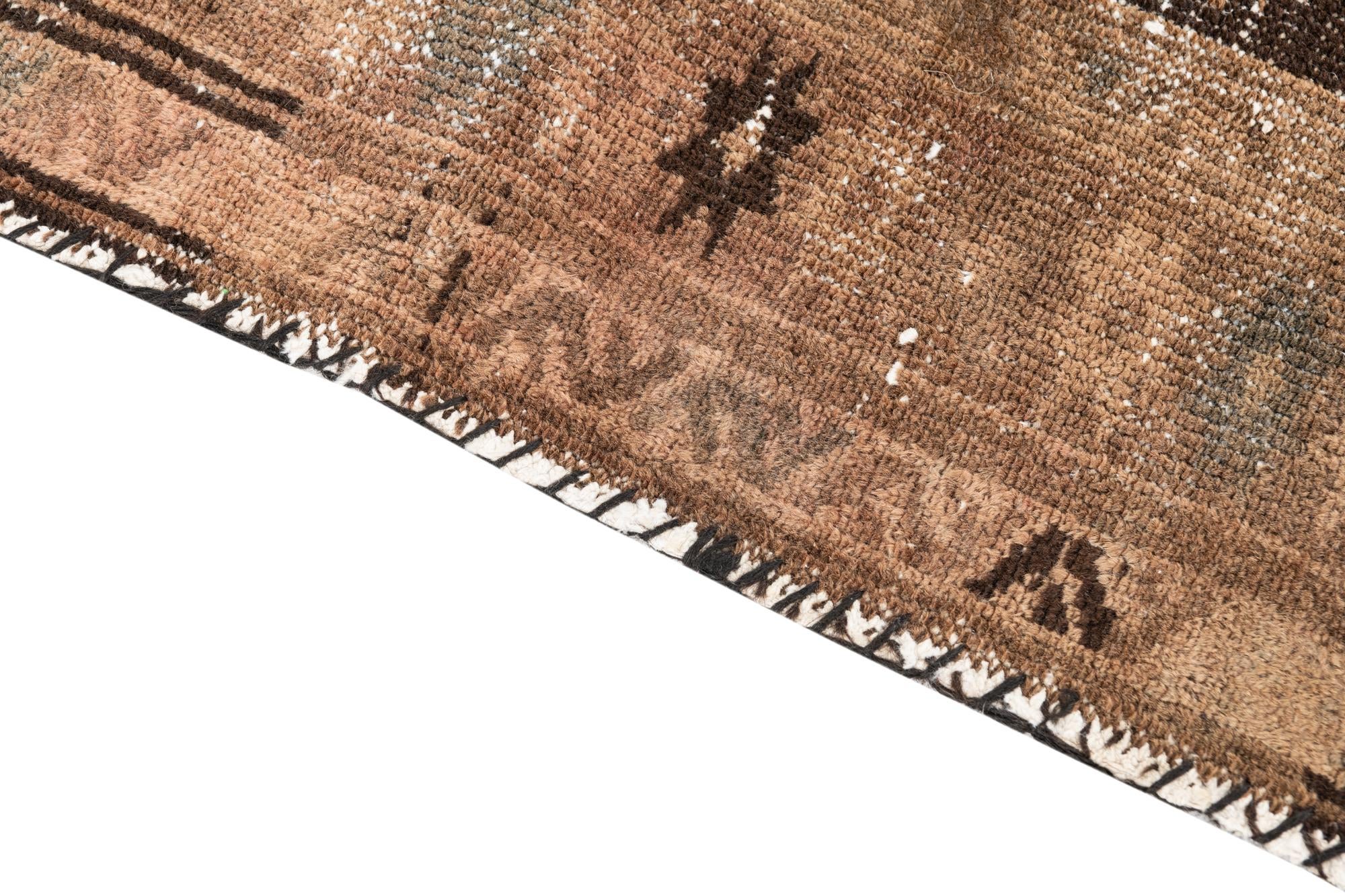 3' 4 x 6' Hand Knotted Ultra Vintage Persian Wool Rug