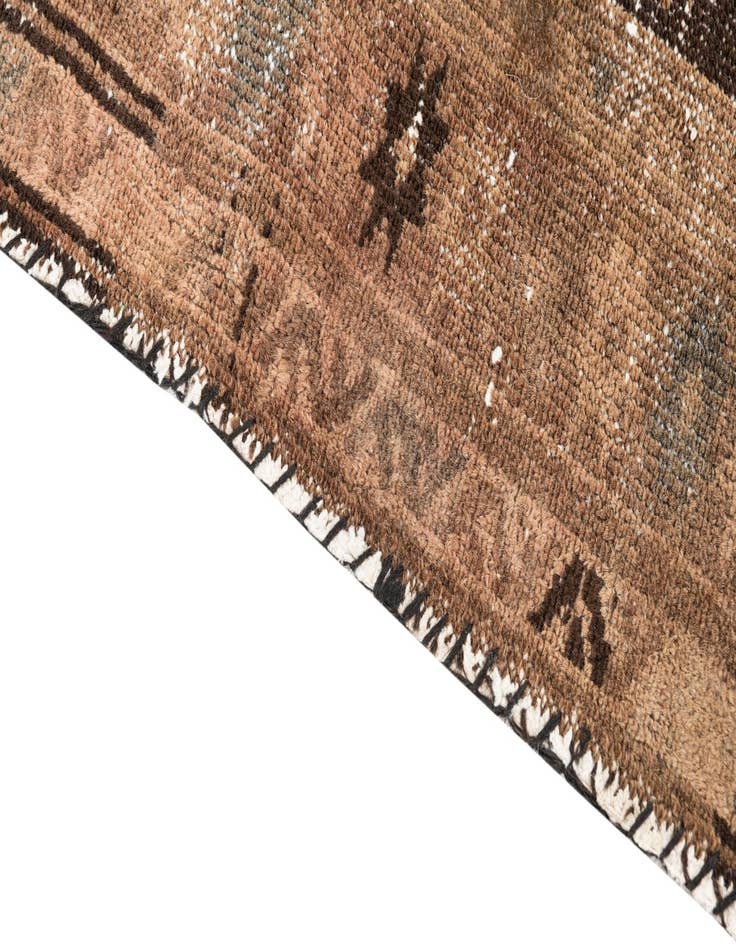 Detail image of 3' 4 x 6'  Hand Knotted Ultra Vintage Persian Wool Rug