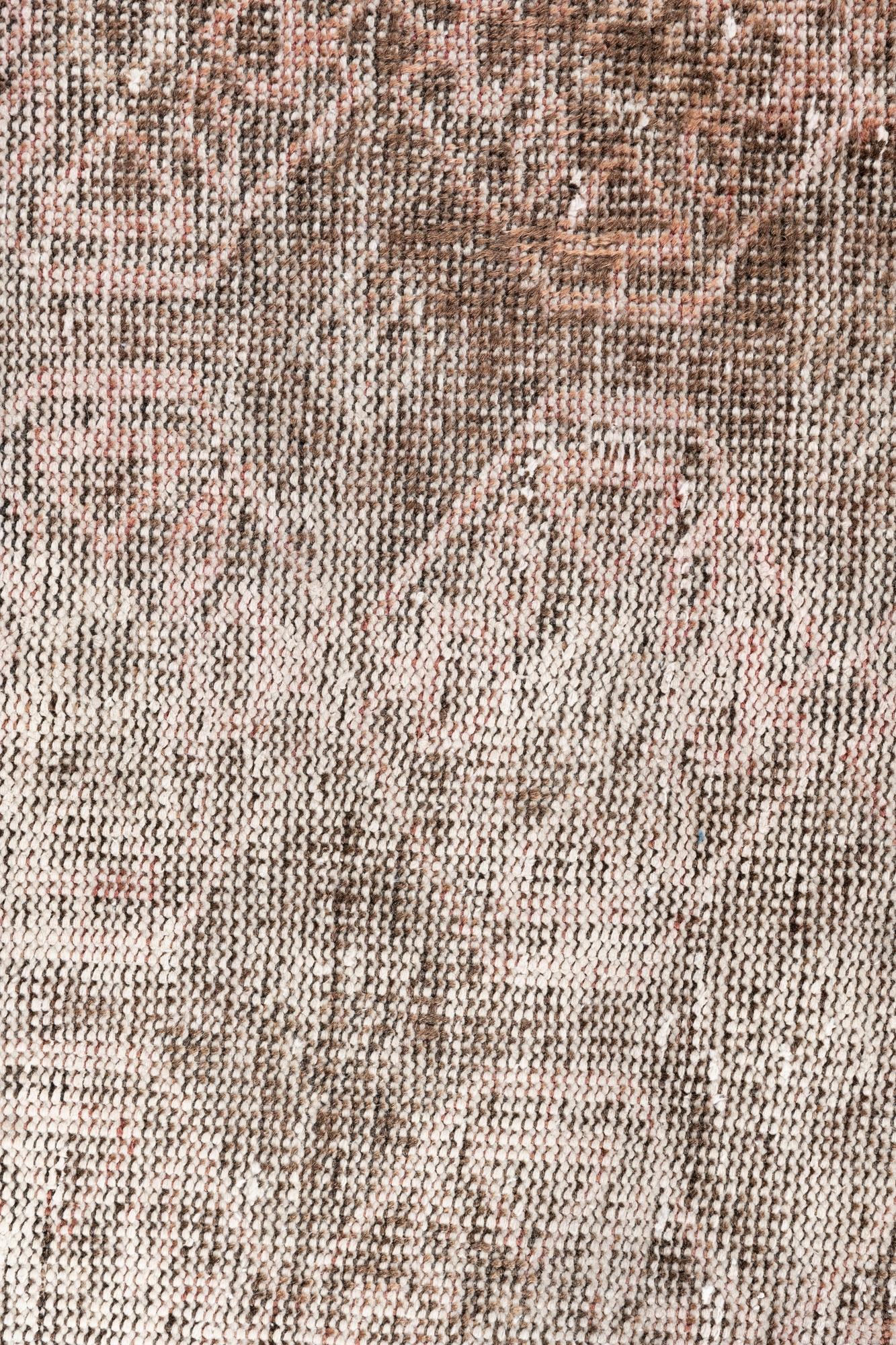 4' x 6' 9 Hand Knotted Ultra Vintage Persian Wool Rug