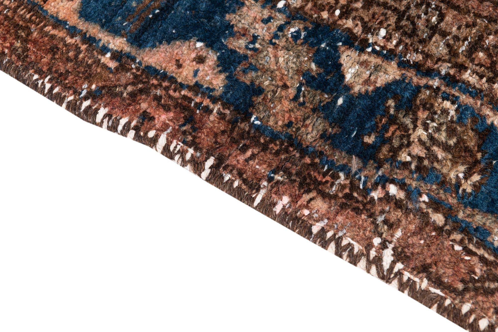3' 8 x 5' 2 Hand Knotted Ultra Vintage Persian Wool Rug