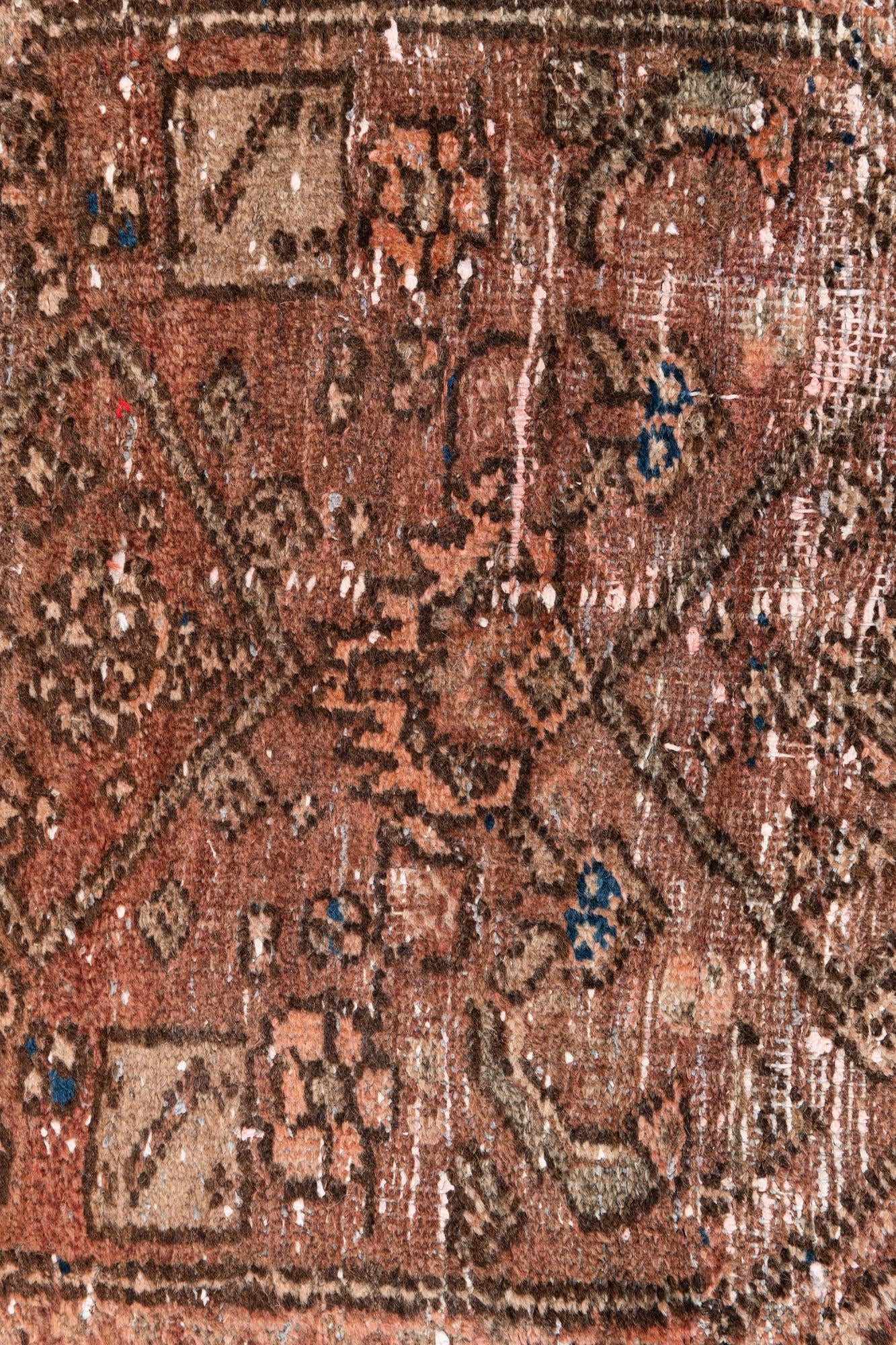 3' 8 x 5' 2 Hand Knotted Ultra Vintage Persian Wool Rug