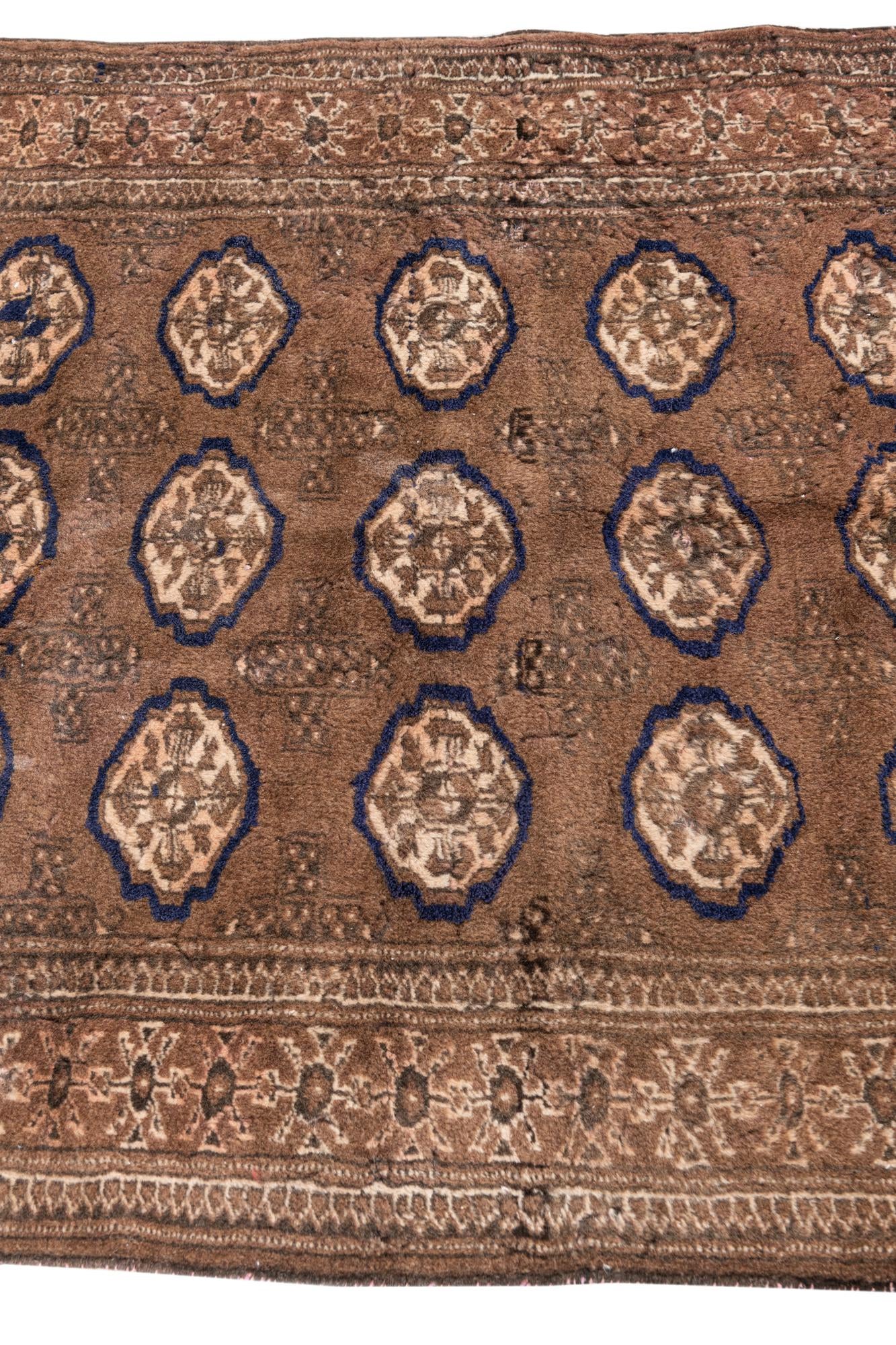 3' 8 x 4' 8 Hand Knotted Ultra Vintage Persian Wool Rug