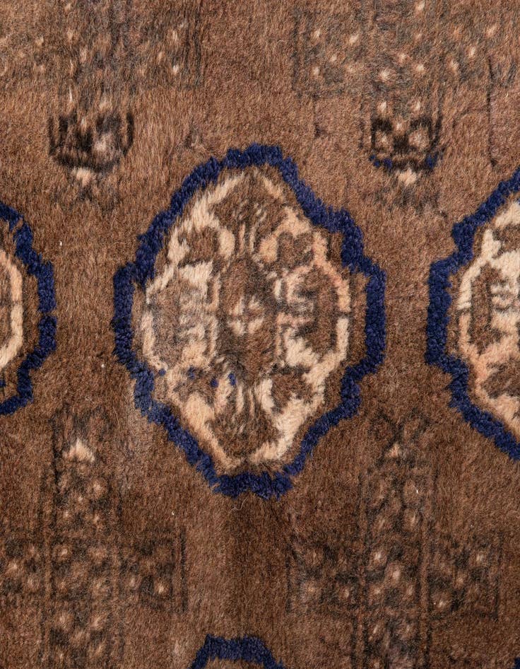 Detail image of 3' 8 x 4' 8  Hand Knotted Ultra Vintage Persian Wool Rug
