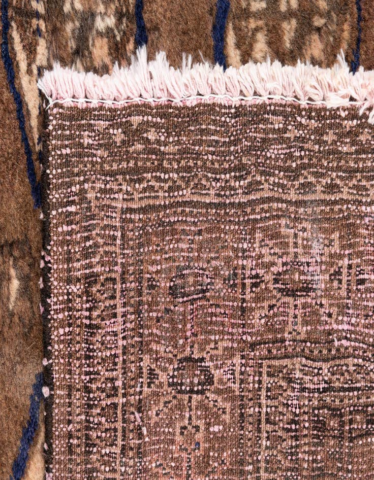 Detail image of 3' 8 x 4' 8  Hand Knotted Ultra Vintage Persian Wool Rug