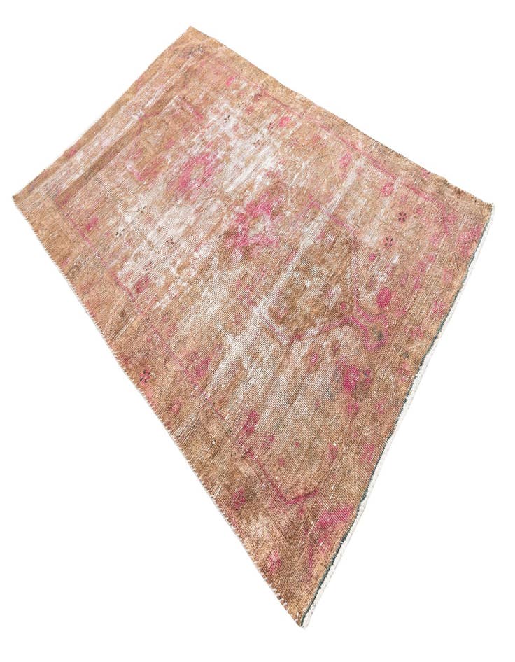 Detail image of 4' 4 x 6' 8  Hand Knotted Ultra Vintage Persian Wool Rug