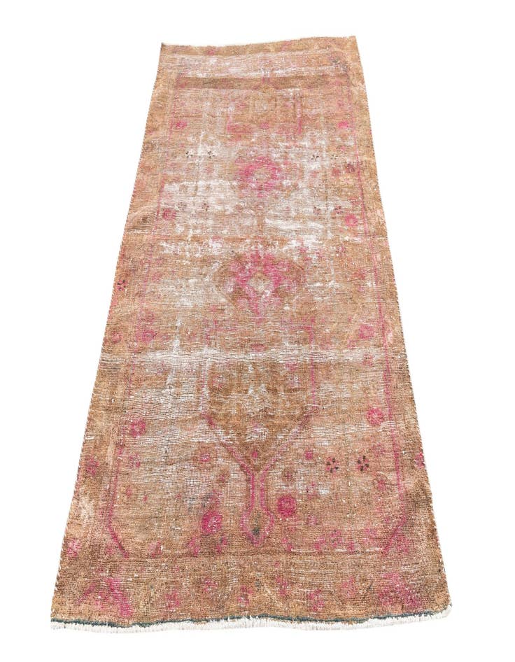 Detail image of 4' 4 x 6' 8  Hand Knotted Ultra Vintage Persian Wool Rug