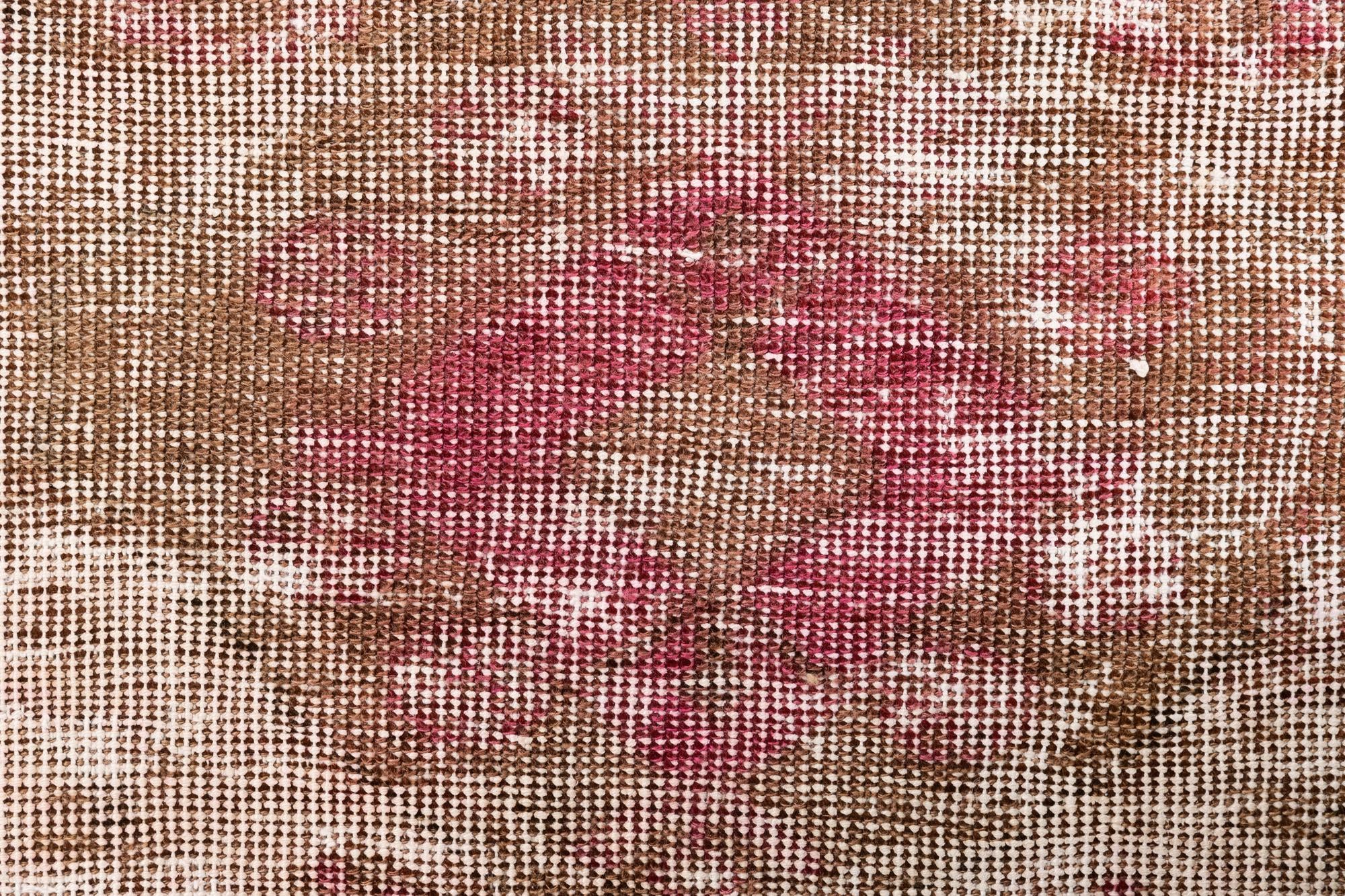 4' 4 x 6' 8 Hand Knotted Ultra Vintage Persian Wool Rug