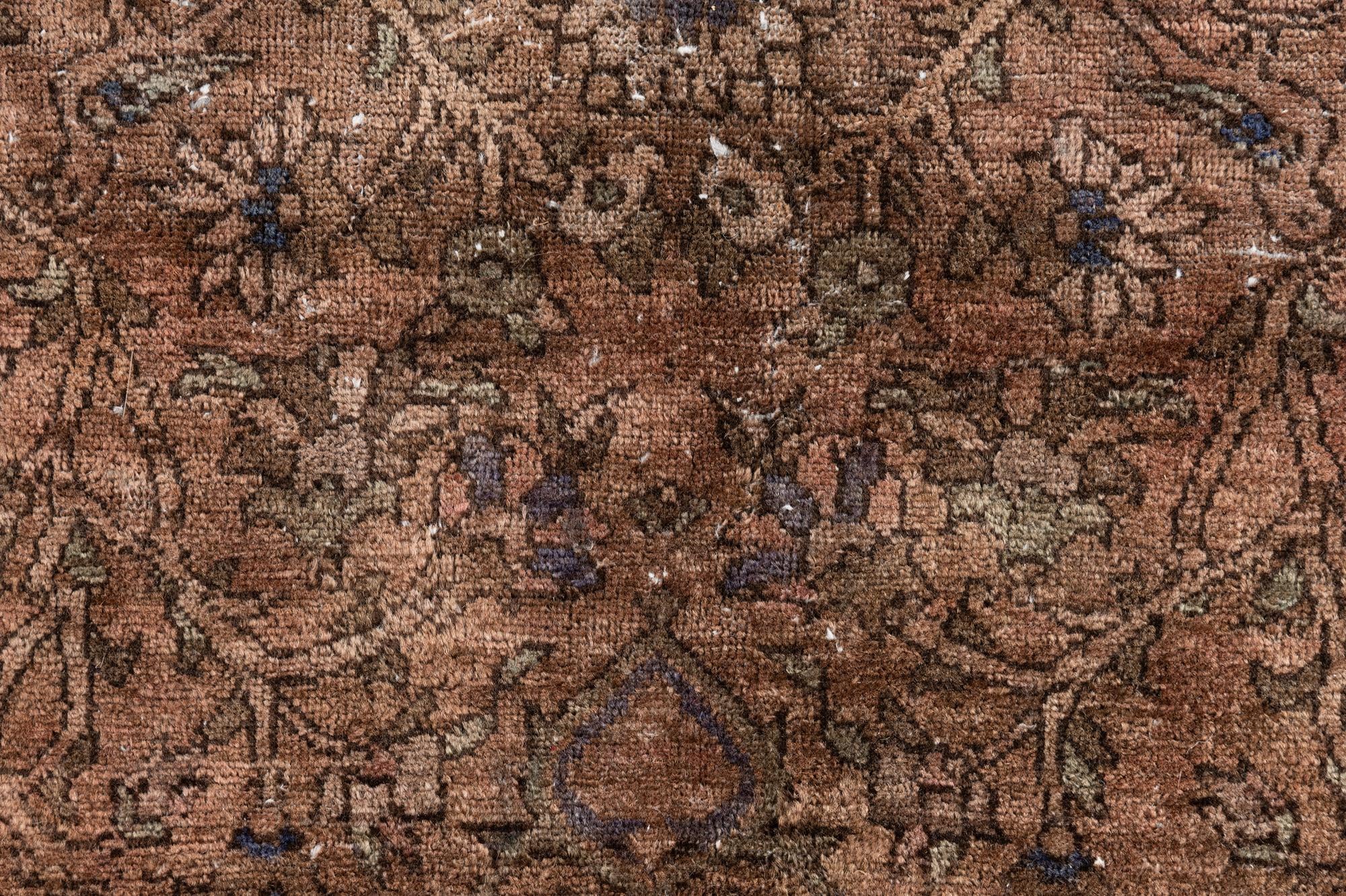 4' 3 x 6' Hand Knotted Ultra Vintage Persian Wool Rug