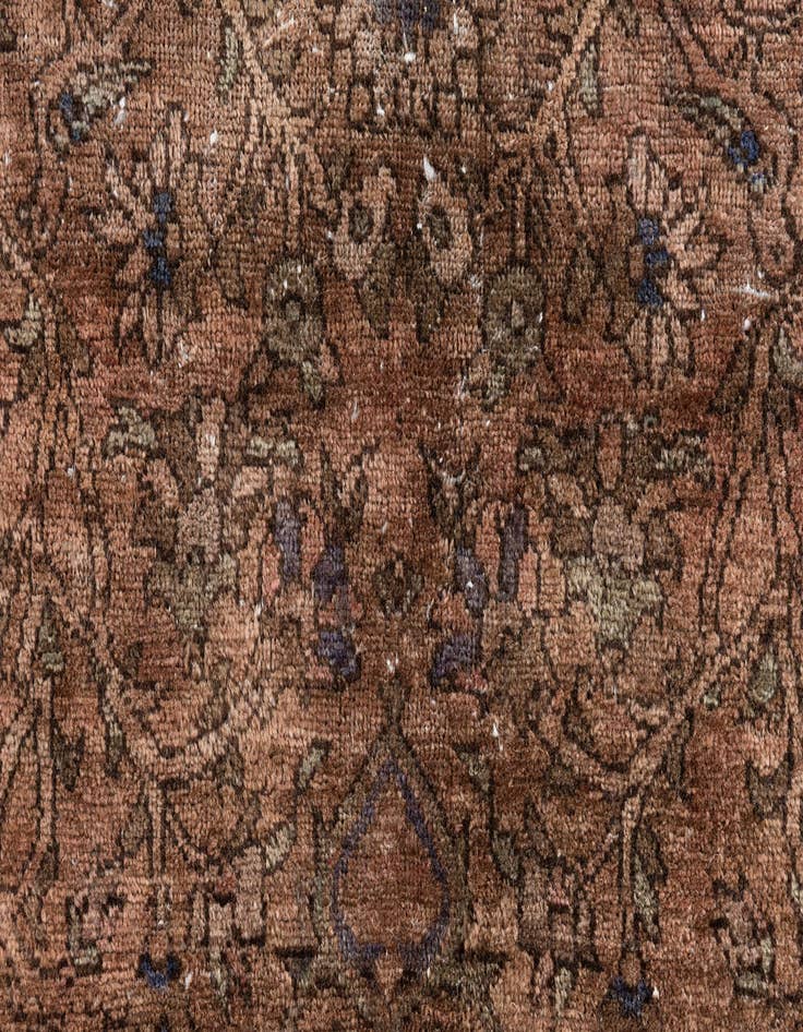 Detail image of 4' 3 x 6'  Hand Knotted Ultra Vintage Persian Wool Rug