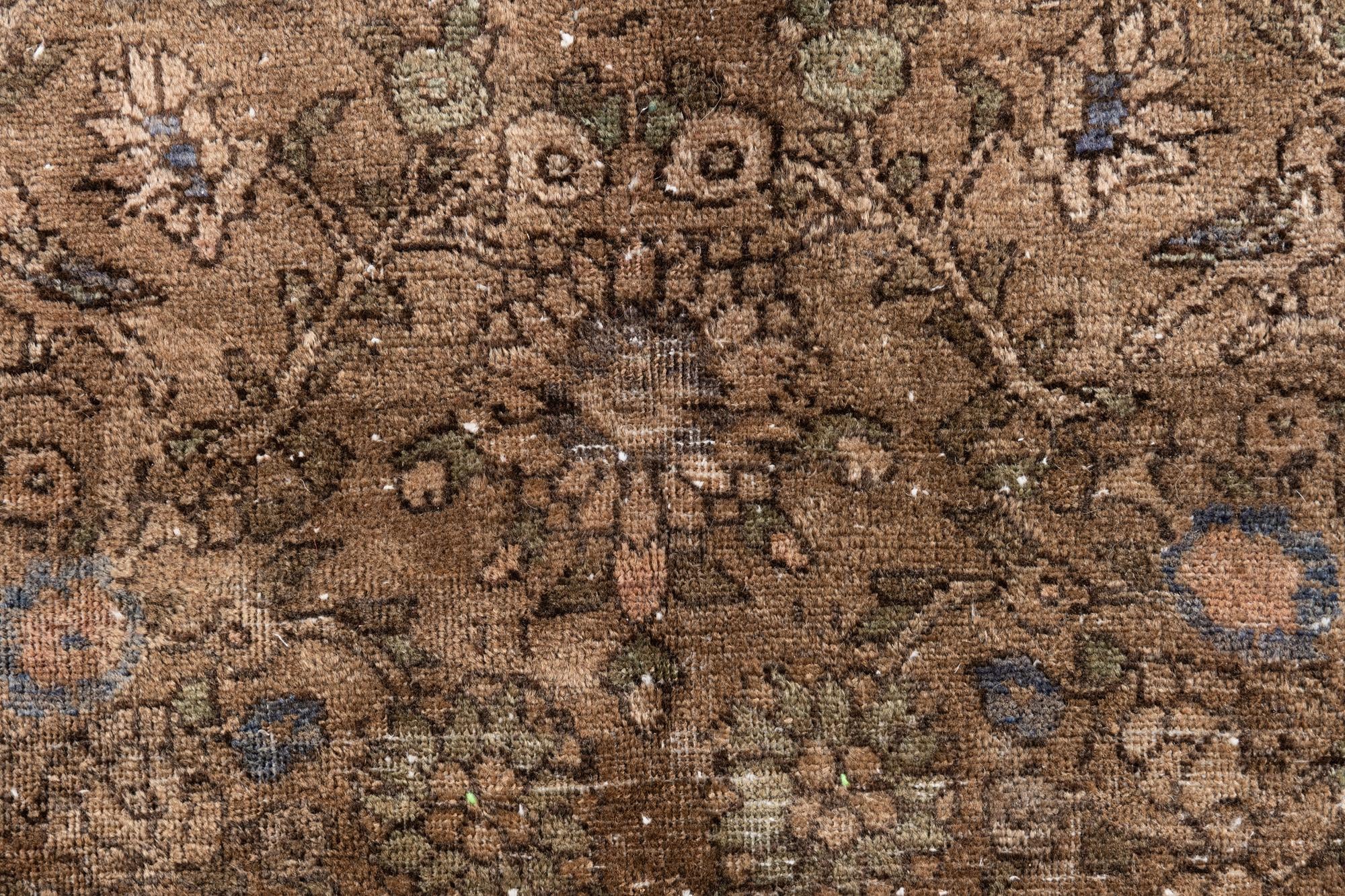 4' 3 x 6' Hand Knotted Ultra Vintage Persian Wool Rug