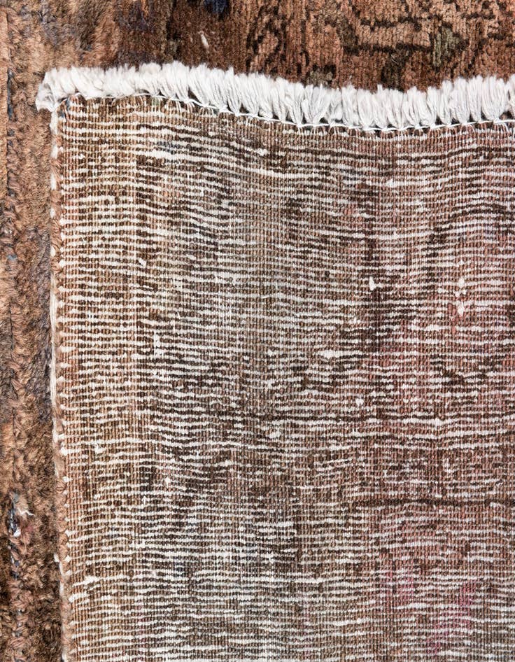 Detail image of 4' 3 x 6'  Hand Knotted Ultra Vintage Persian Wool Rug