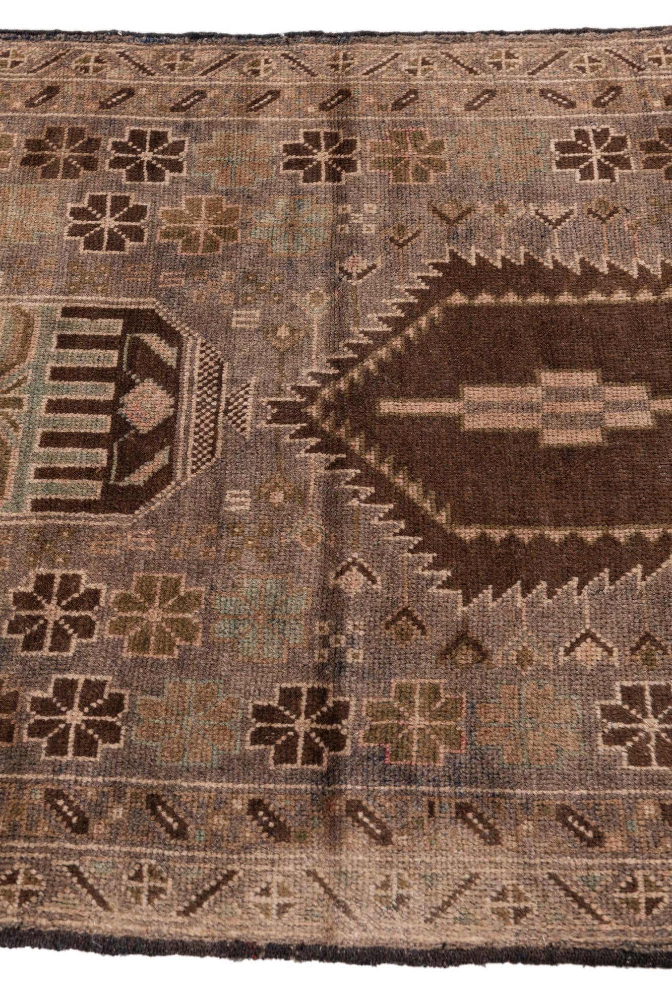 3' 3 x 6' 3 Hand Knotted Ultra Vintage Persian Wool Rug