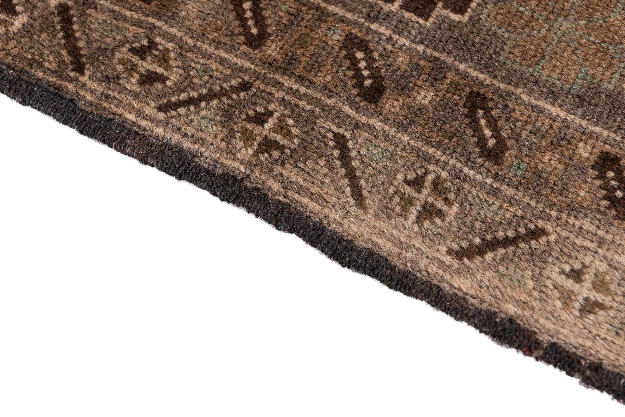 3' 3 x 6' 3 Hand Knotted Ultra Vintage Persian Wool Rug