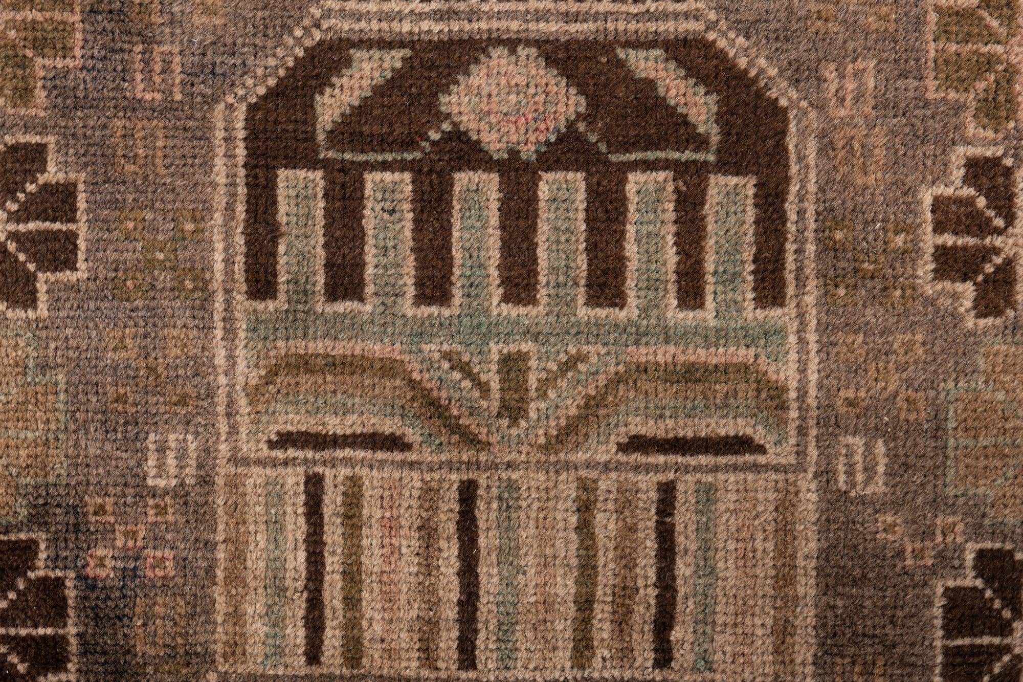 3' 3 x 6' 3 Hand Knotted Ultra Vintage Persian Wool Rug