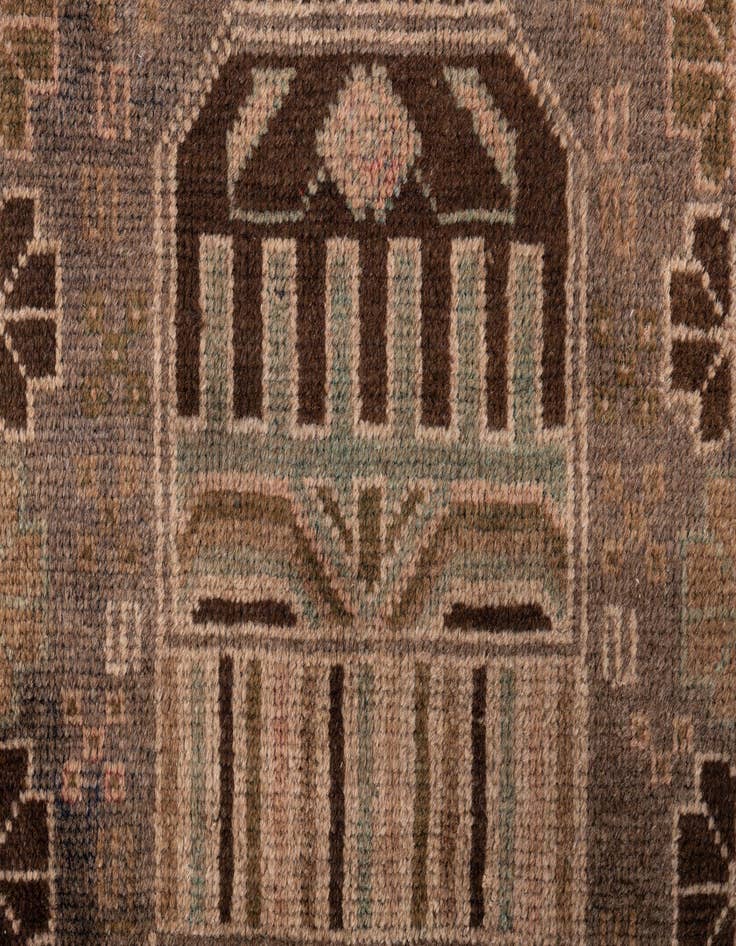 Detail image of 3' 3 x 6' 3  Hand Knotted Ultra Vintage Persian Wool Rug