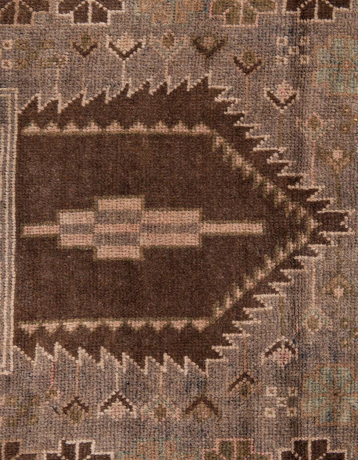 Detail image of 3' 3 x 6' 3  Hand Knotted Ultra Vintage Persian Wool Rug