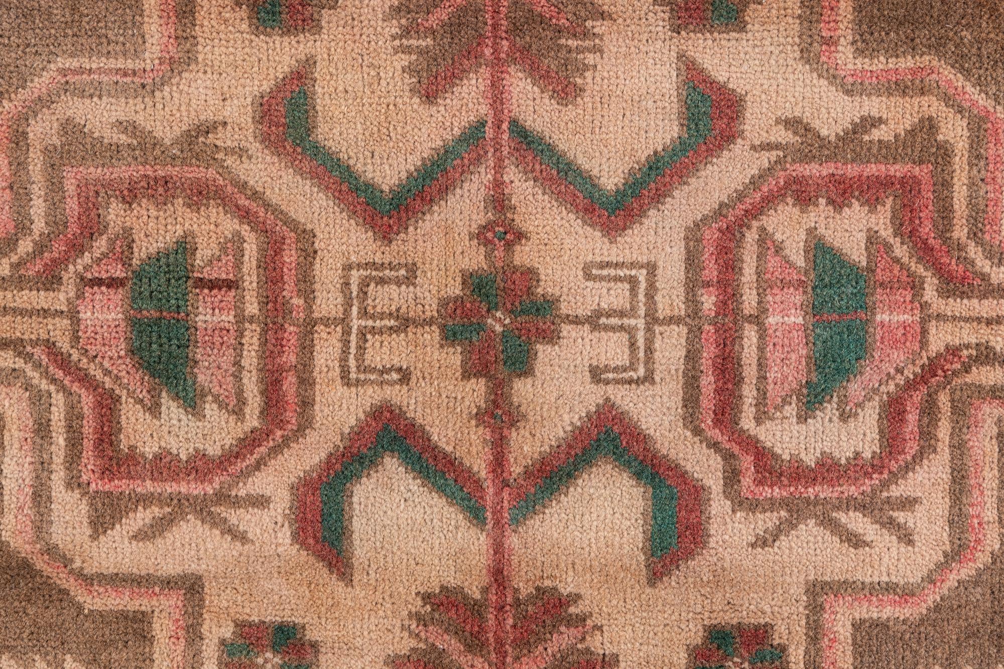 3' 8 x 6' 2 Hand Knotted Ultra Vintage Persian Wool Rug