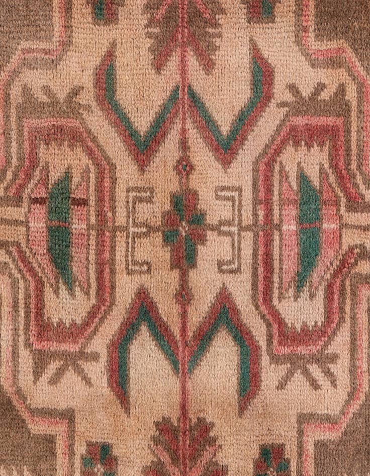 Detail image of 3' 8 x 6' 2  Hand Knotted Ultra Vintage Persian Wool Rug