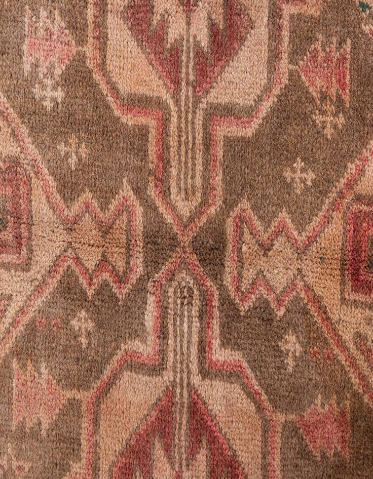 Detail image of 3' 8 x 6' 2  Hand Knotted Ultra Vintage Persian Wool Rug
