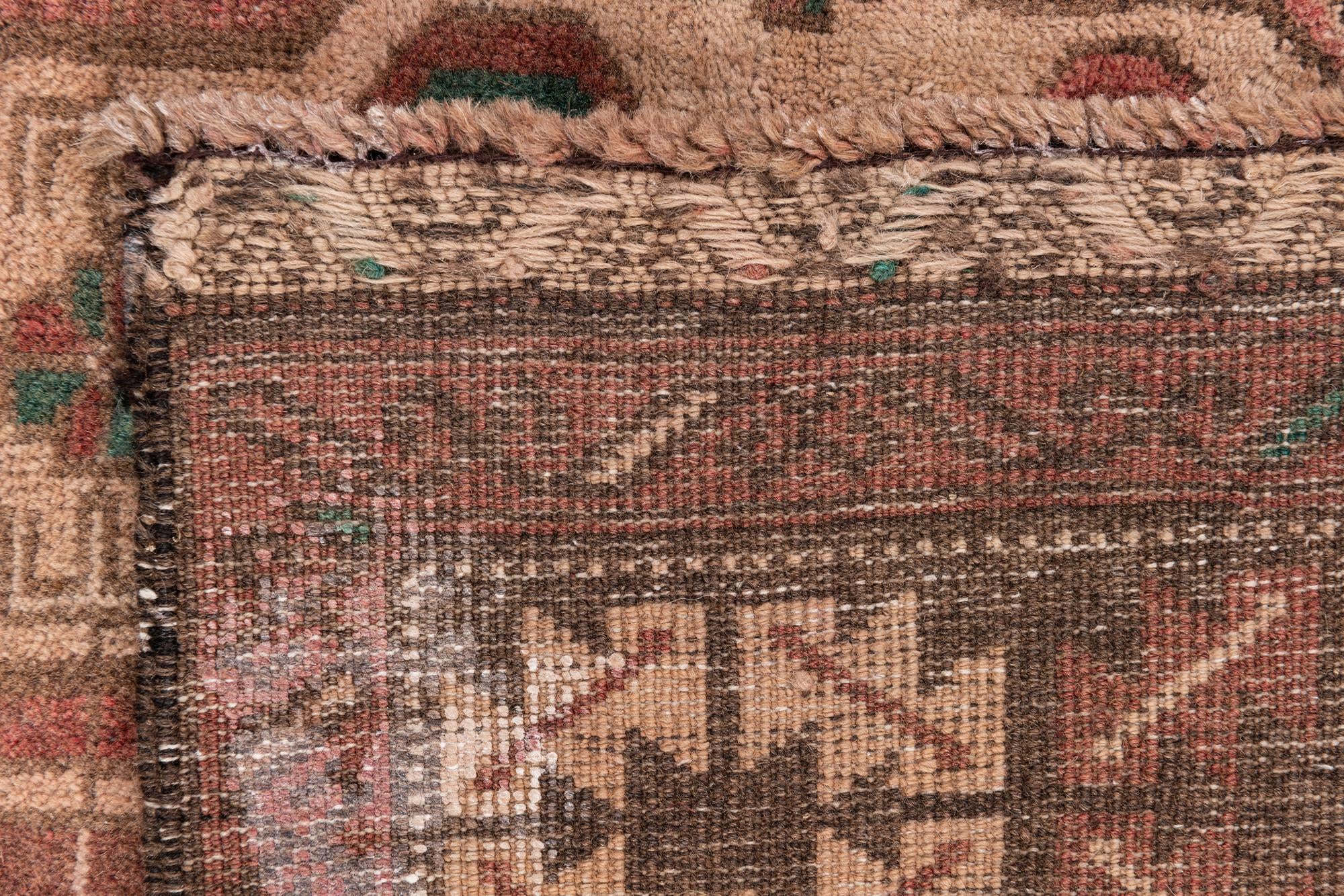 3' 8 x 6' 2 Hand Knotted Ultra Vintage Persian Wool Rug