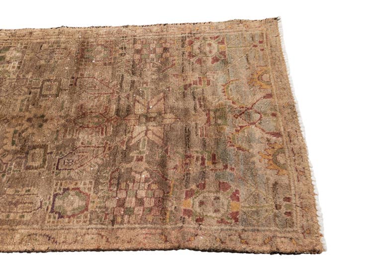 Detail image of 3' 1 x 5' 5 Hand Knotted Ultra Vintage Persian Wool Rug