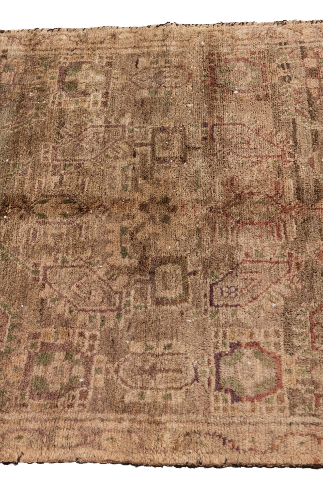 3' 1 x 5' 5 Hand Knotted Ultra Vintage Persian Wool Rug