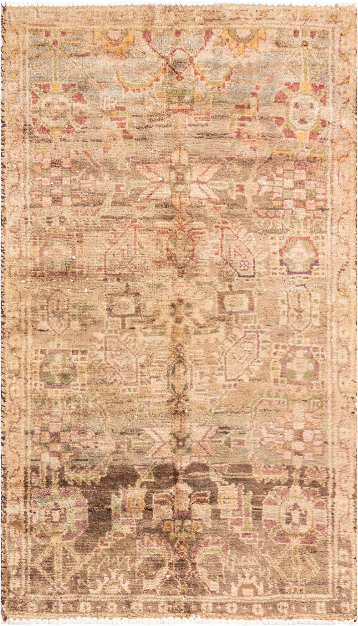 3' 1 x 5' 5 Hand Knotted Ultra Vintage Persian Wool Rug