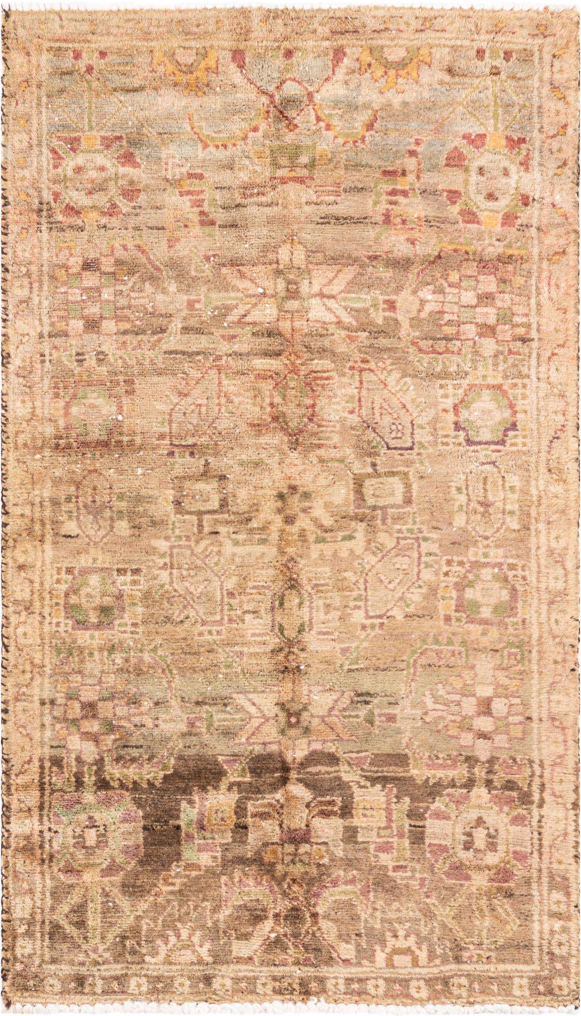 3' 1 x 5' 5 Hand Knotted Ultra Vintage Persian Wool Rug