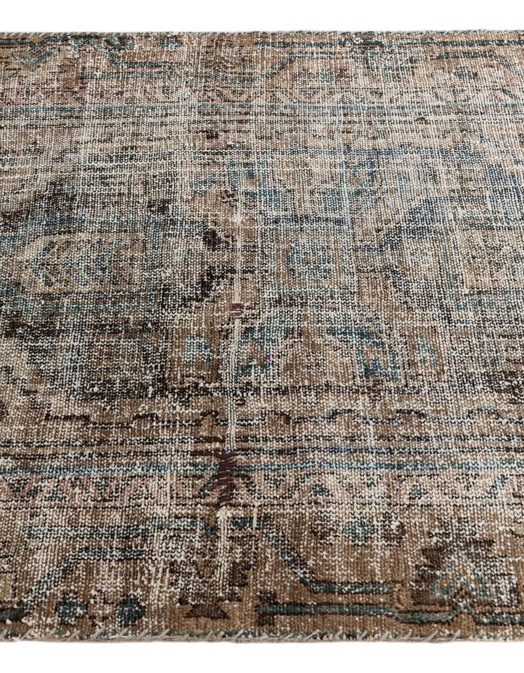 Detail image of 3' 10 x 6' 8  Hand Knotted Ultra Vintage Persian Wool Rug