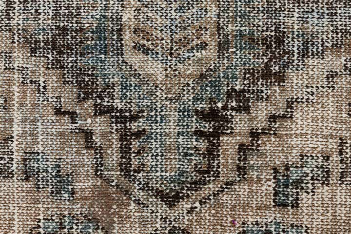 3' 10 x 6' 8 Hand Knotted Ultra Vintage Persian Wool Rug